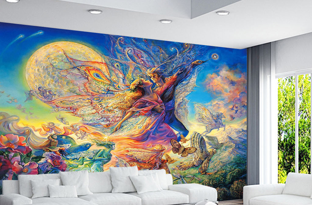 3D Moon Pegasus WG264 Wall Murals