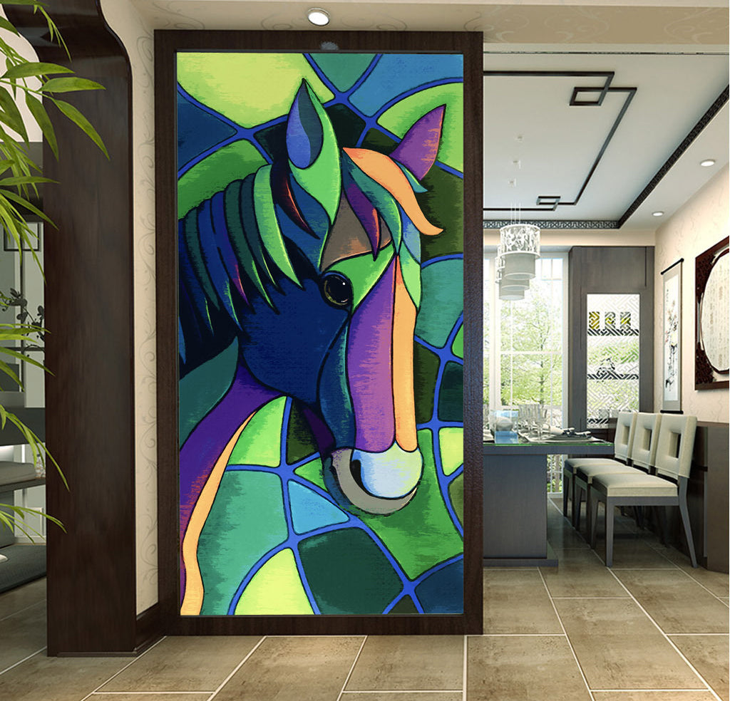 3D Colorful Horse WG051 Wall Murals