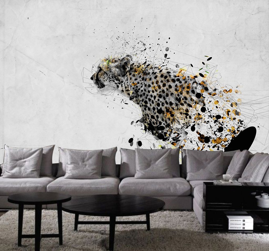 3D Spotted Leopard 584 Wall Murals Wallpaper AJ Wallpaper 2 