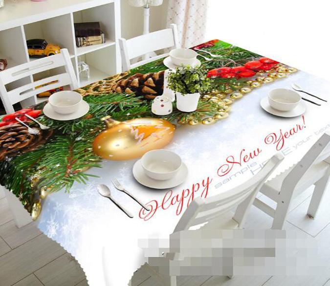 3D Happy New York 1507 Tablecloths Wallpaper AJ Wallpaper 