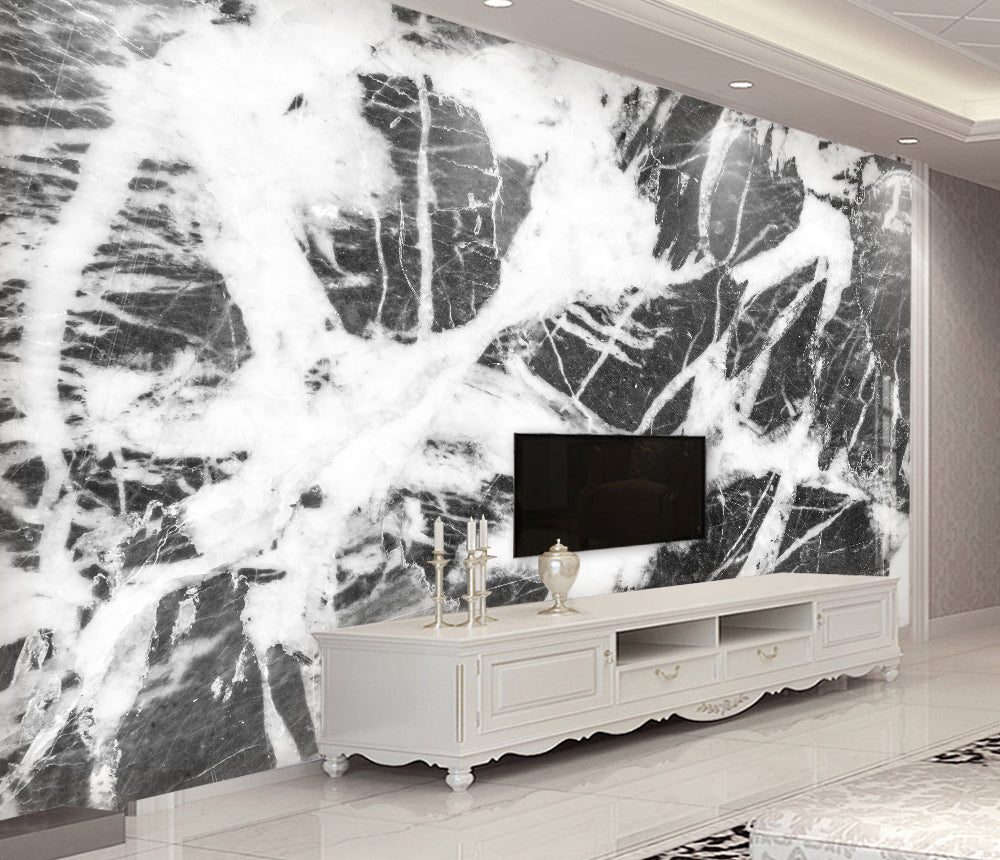 3D Black Slate WG295 Wall Murals