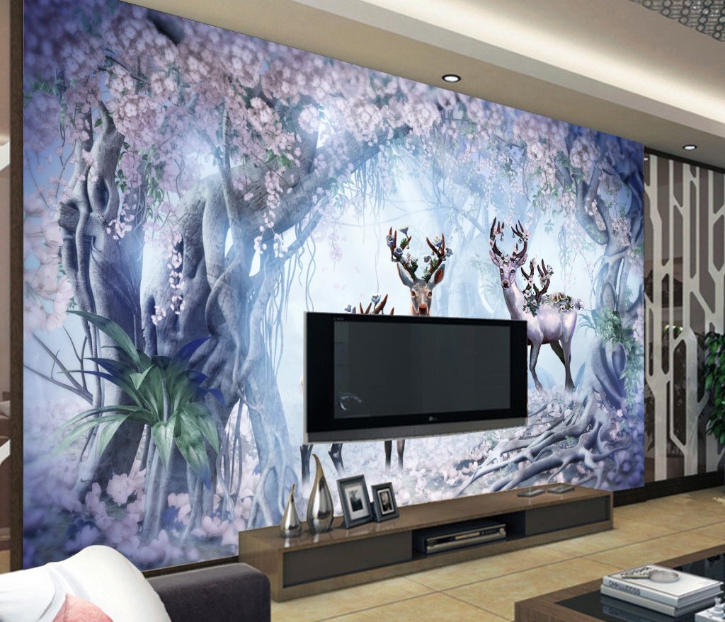 3D Fawn 126 Wall Murals Wallpaper AJ Wallpaper 2 