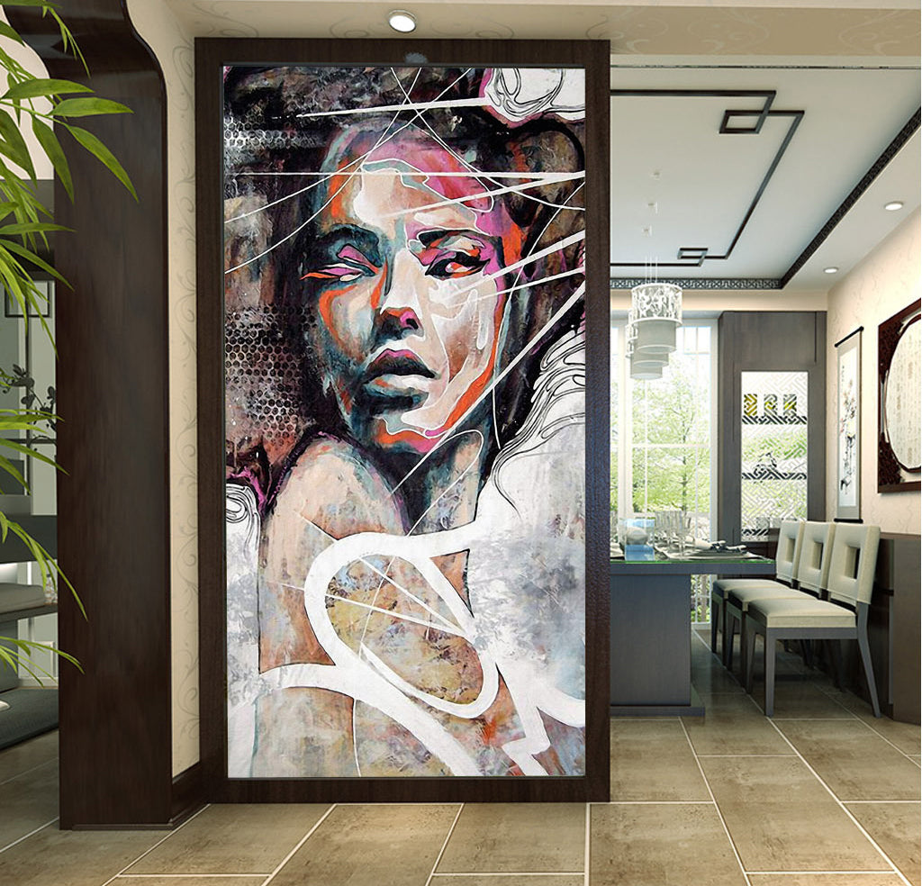 3D Styling Girl WG053 Wall Murals