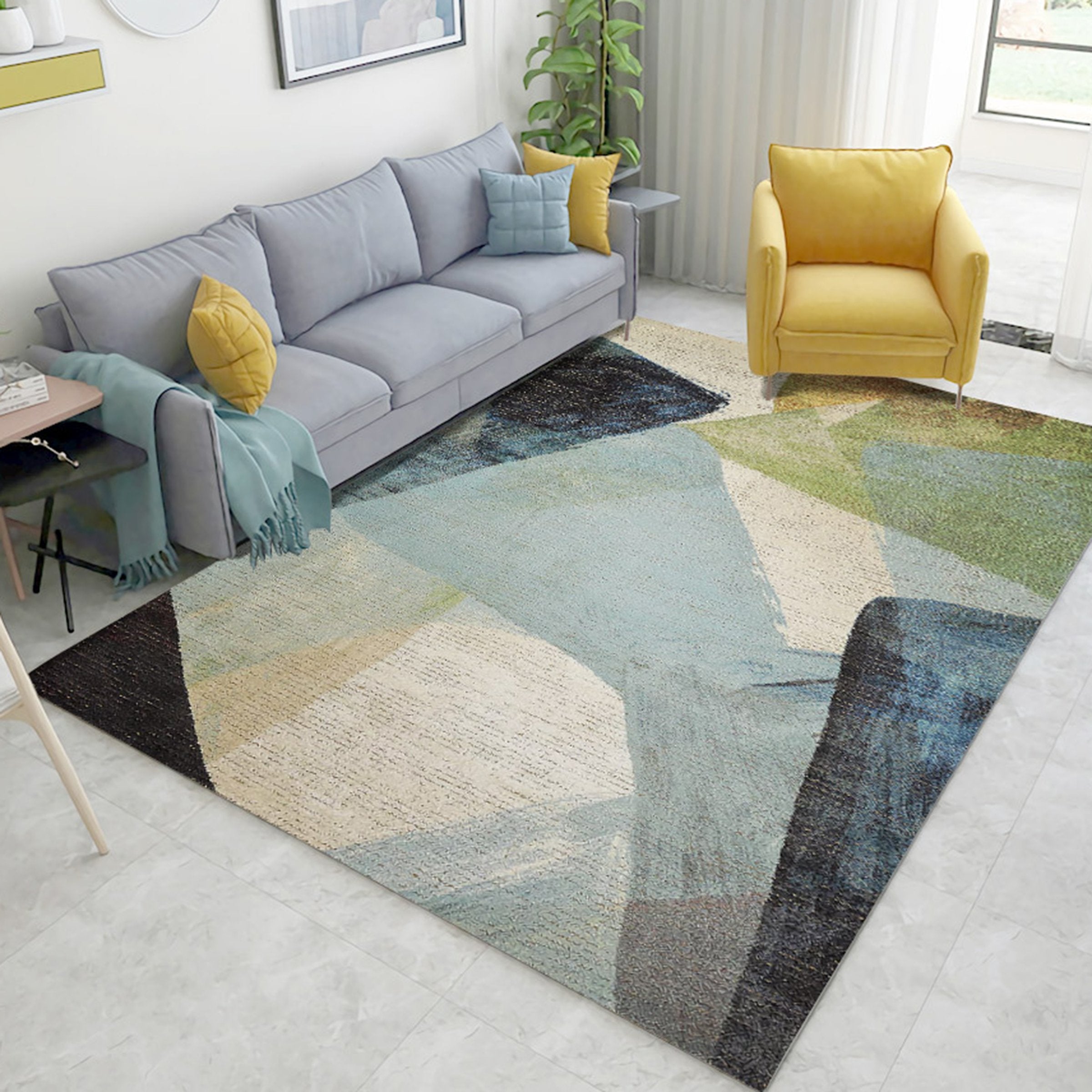 3D Color Inkjet WG187 Non Slip Rug Mat Mat AJ Creativity Home 