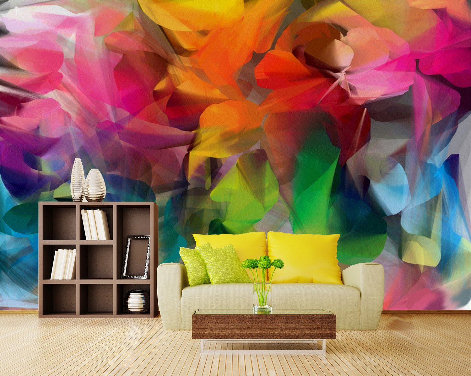3D Colorful Flower 51 Wallpaper AJ Wallpaper 