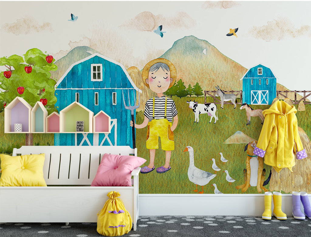 3D House Ranch WG431 Wall Murals