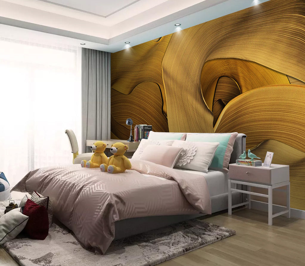 3D Yellow Stone WG390 Wall Murals
