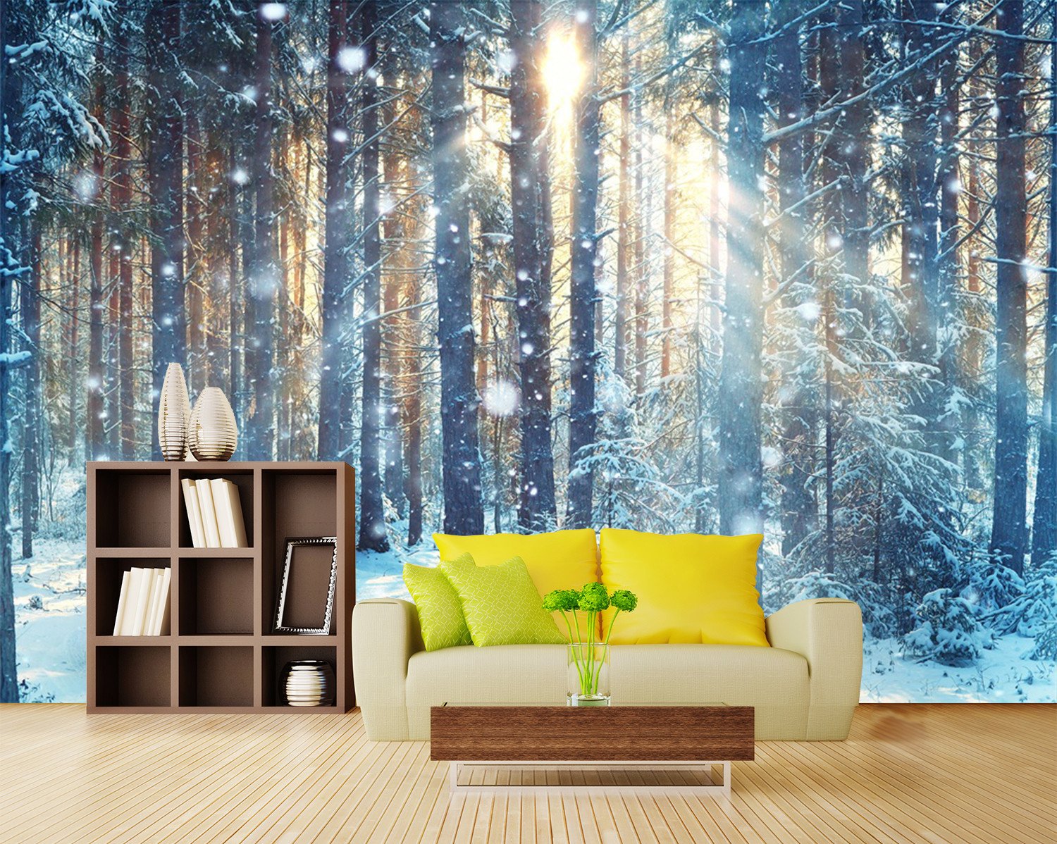 3D Sunshine Forest Trunk 728 Wallpaper AJ Wallpaper 