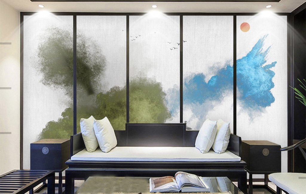 3D Ink Painting 428 Wall Murals Wallpaper AJ Wallpaper 2 