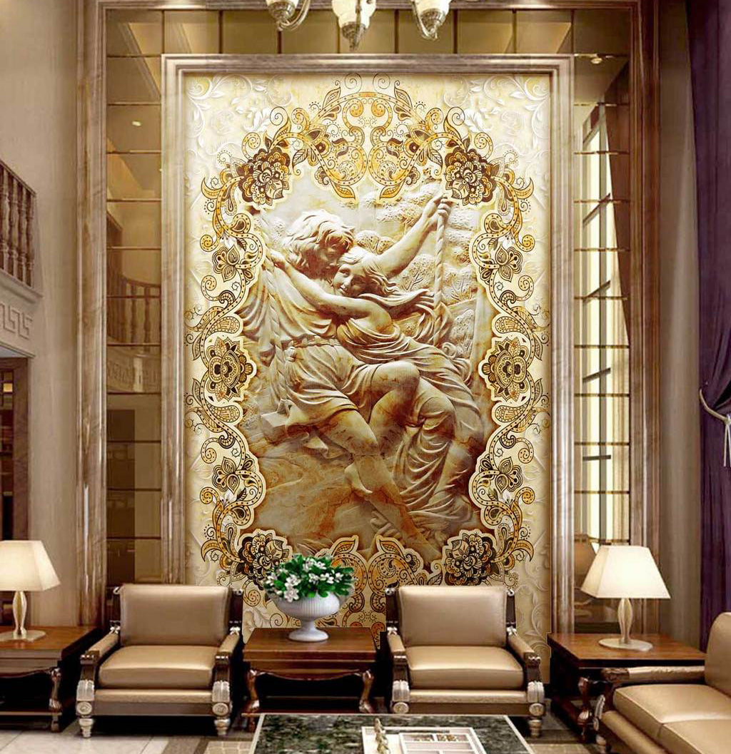 3D Carving Lace WG072 Wall Murals