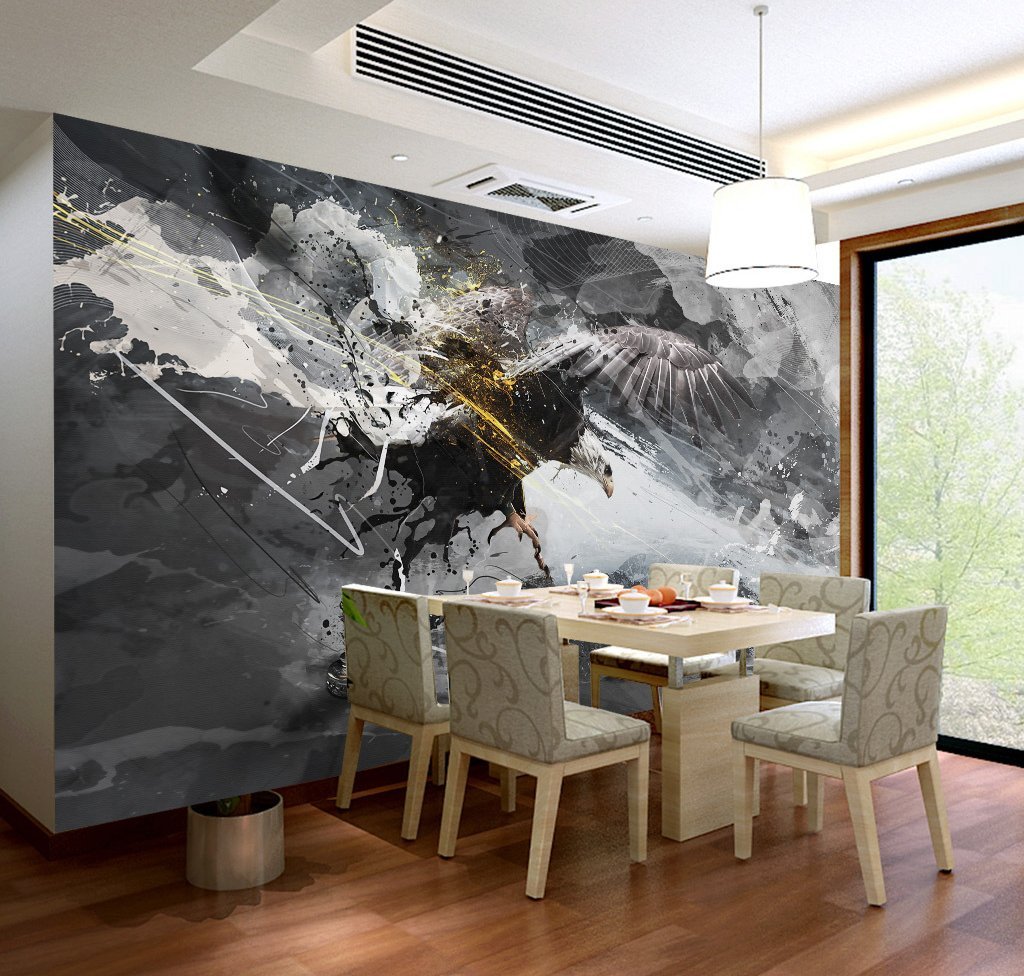 3D Eagle 311 Wall Murals Wallpaper AJ Wallpaper 2 
