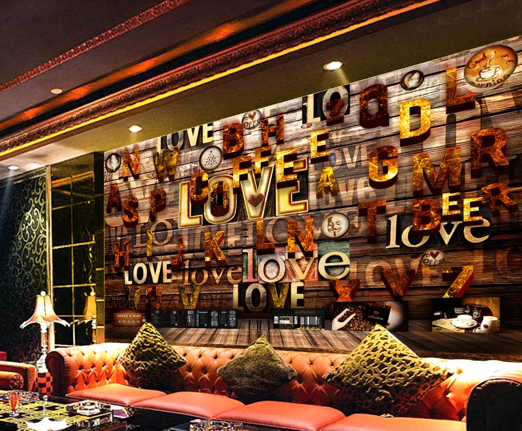 3D Capital Love Wall 398 Wallpaper AJ Wallpaper 2 