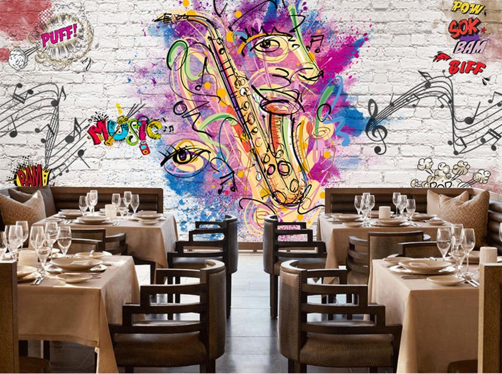 3D Color Graffiti 657 Wall Murals Wallpaper AJ Wallpaper 2 