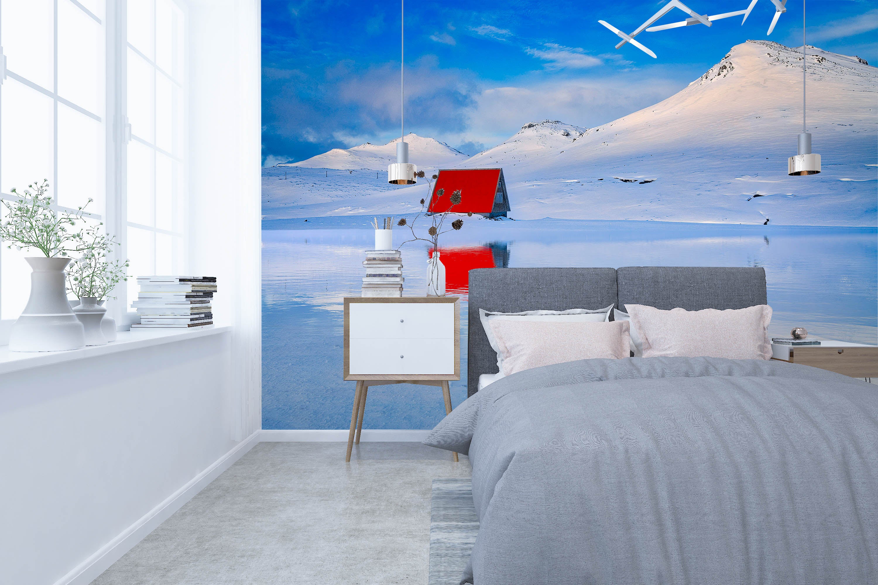 3D Snow House 1424 Marco Carmassi Wall Mural Wall Murals