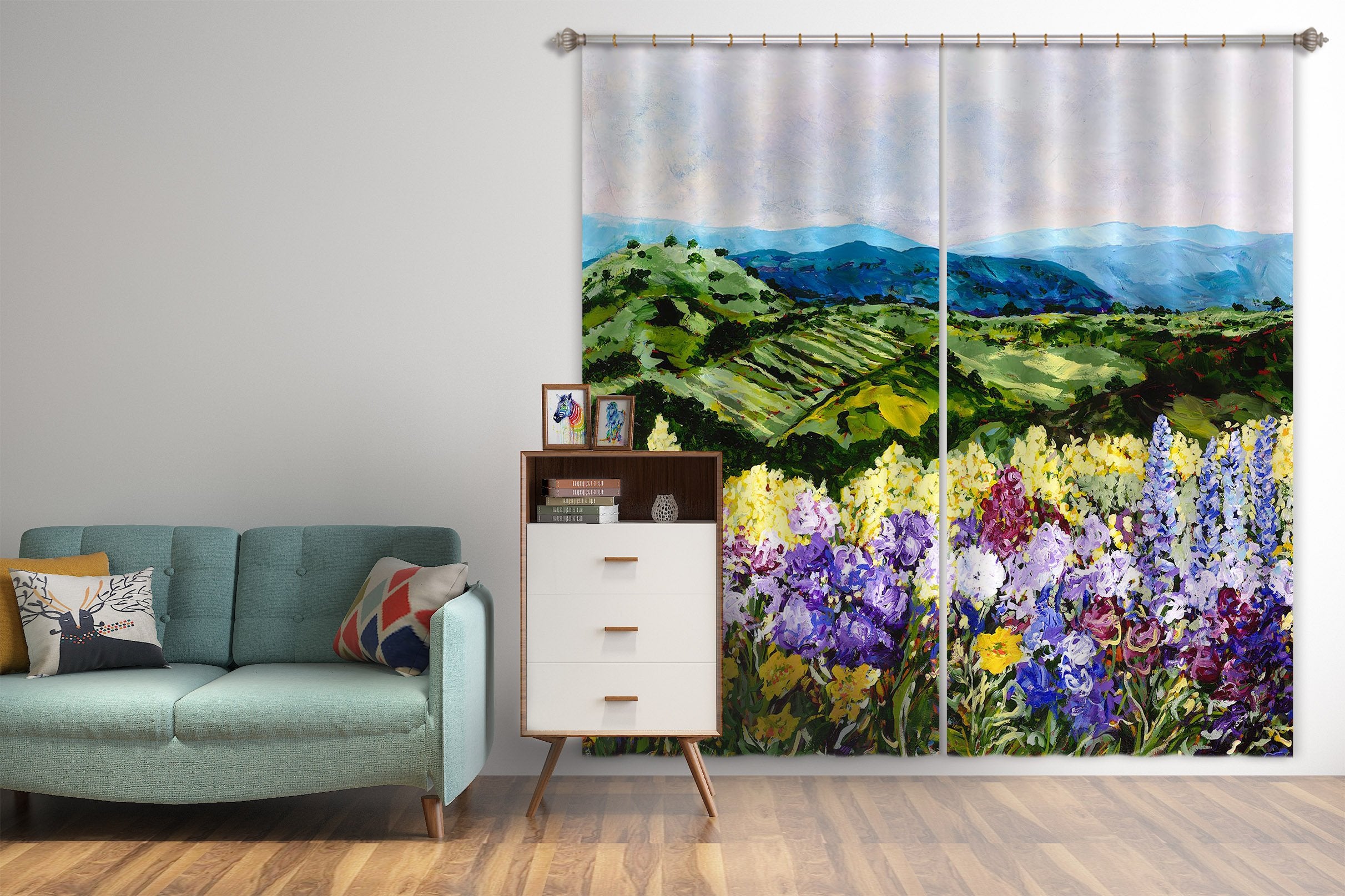 3D Beautiful Oil Painting 136 Allan P. Friedlander Curtain Curtains Drapes Wallpaper AJ Wallpaper 