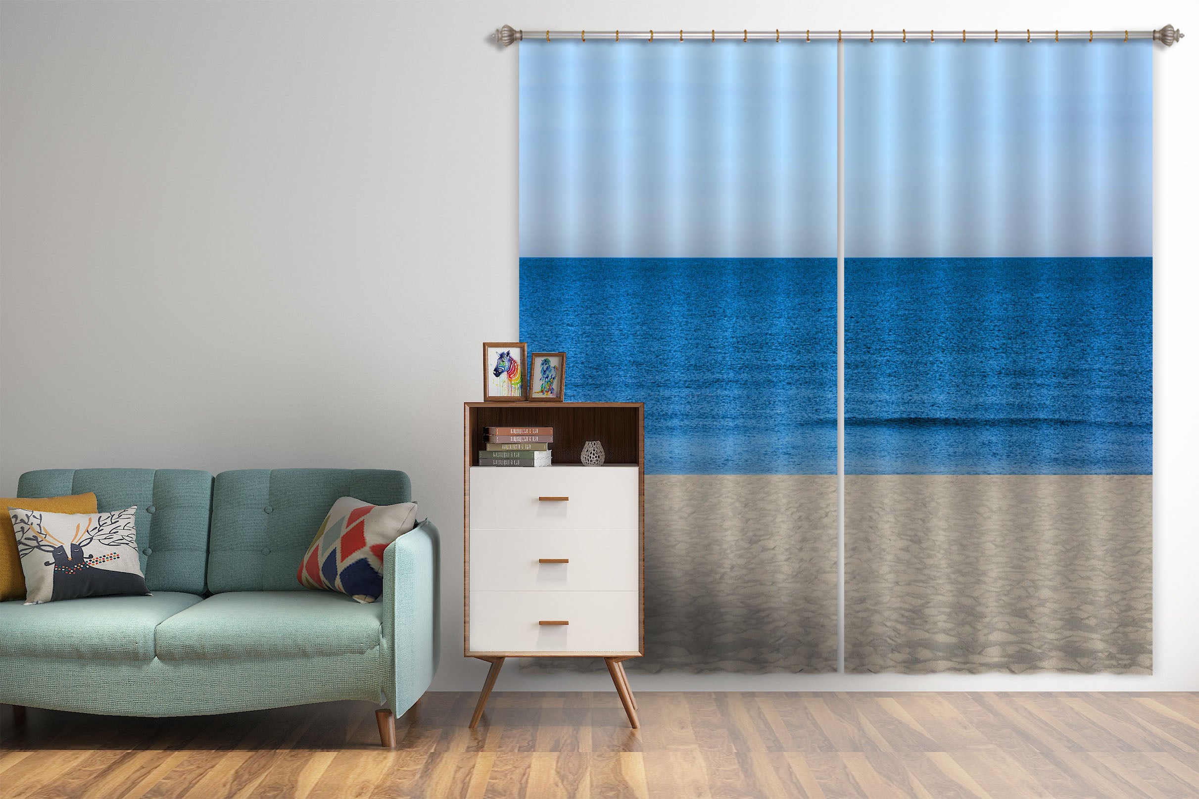 3D Sea Boat 110 Marco Carmassi Curtain Curtains Drapes