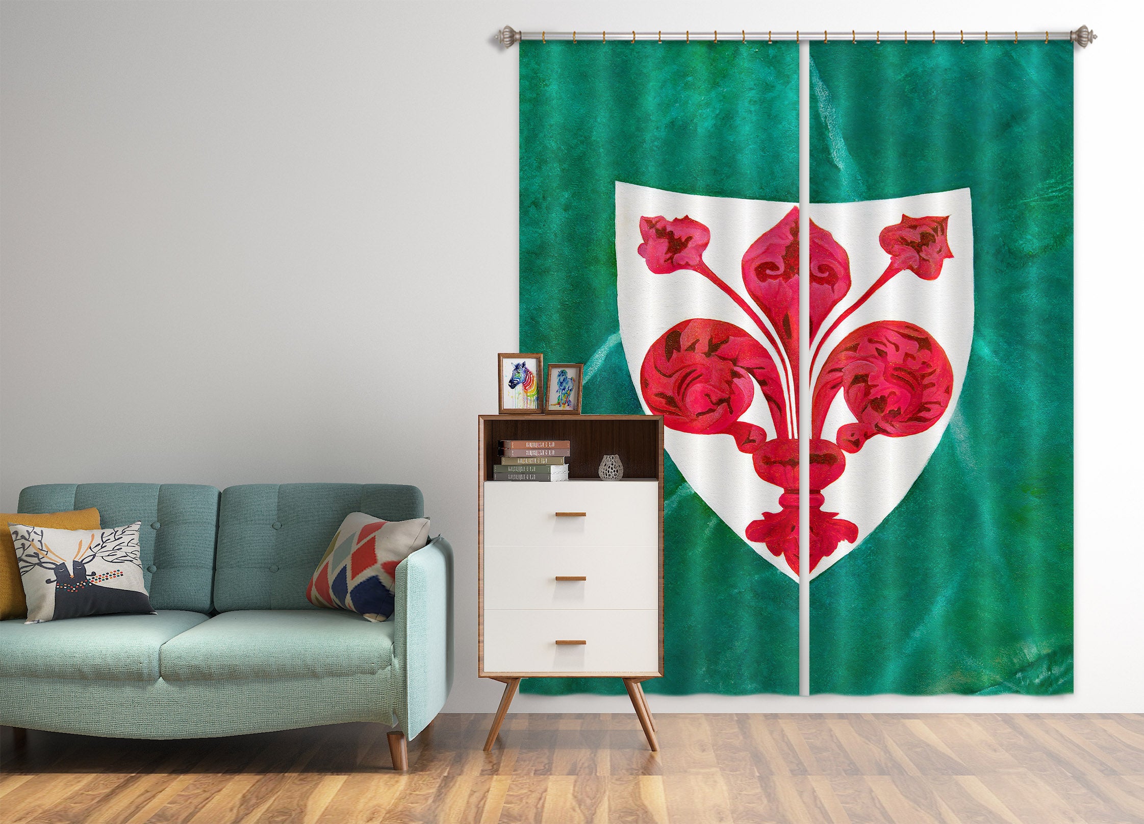 3D Badge 11010 Matthew Holden Bates Curtain Curtains Drapes