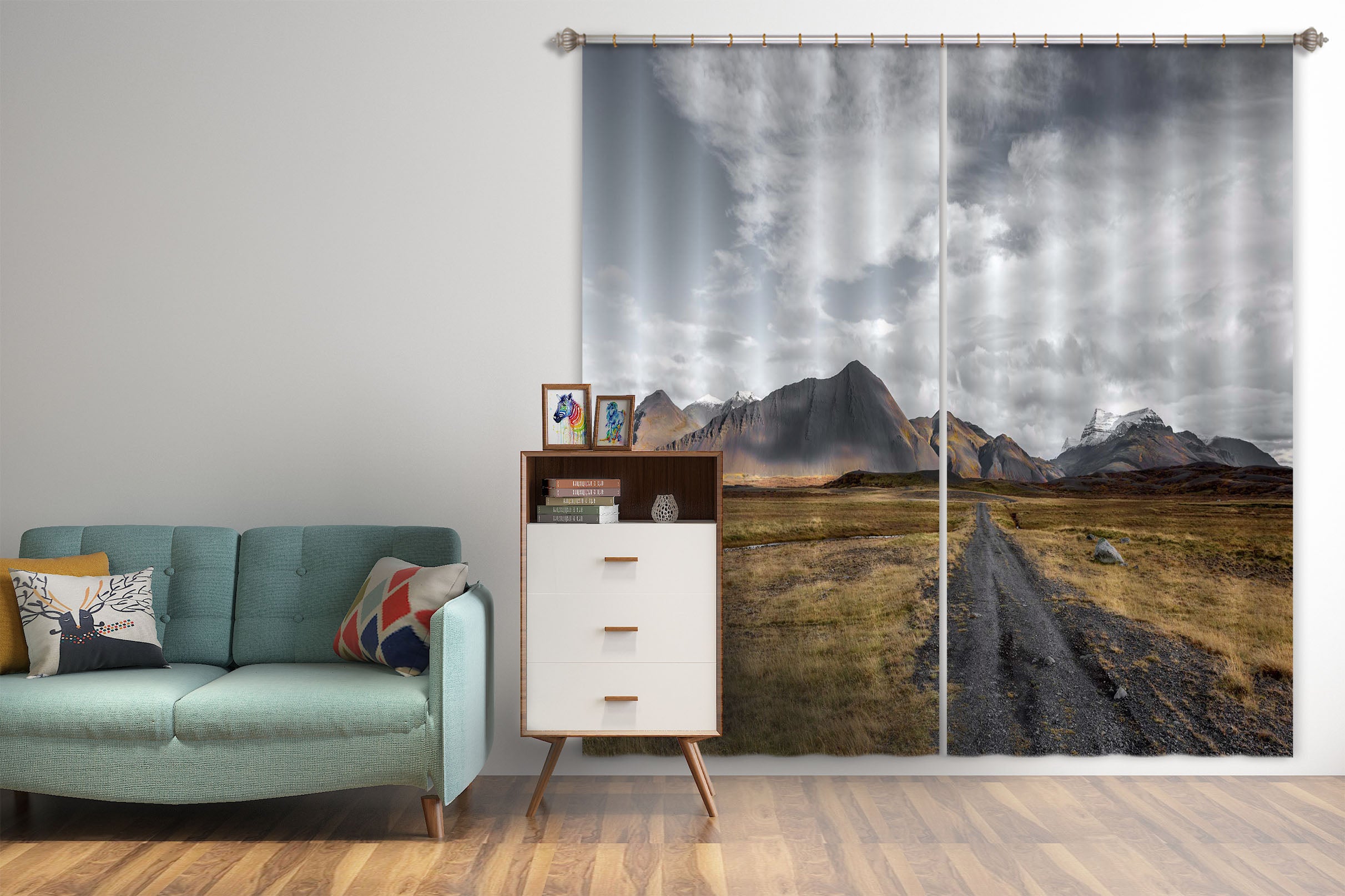 3D Prairie Path 128 Marco Carmassi Curtain Curtains Drapes