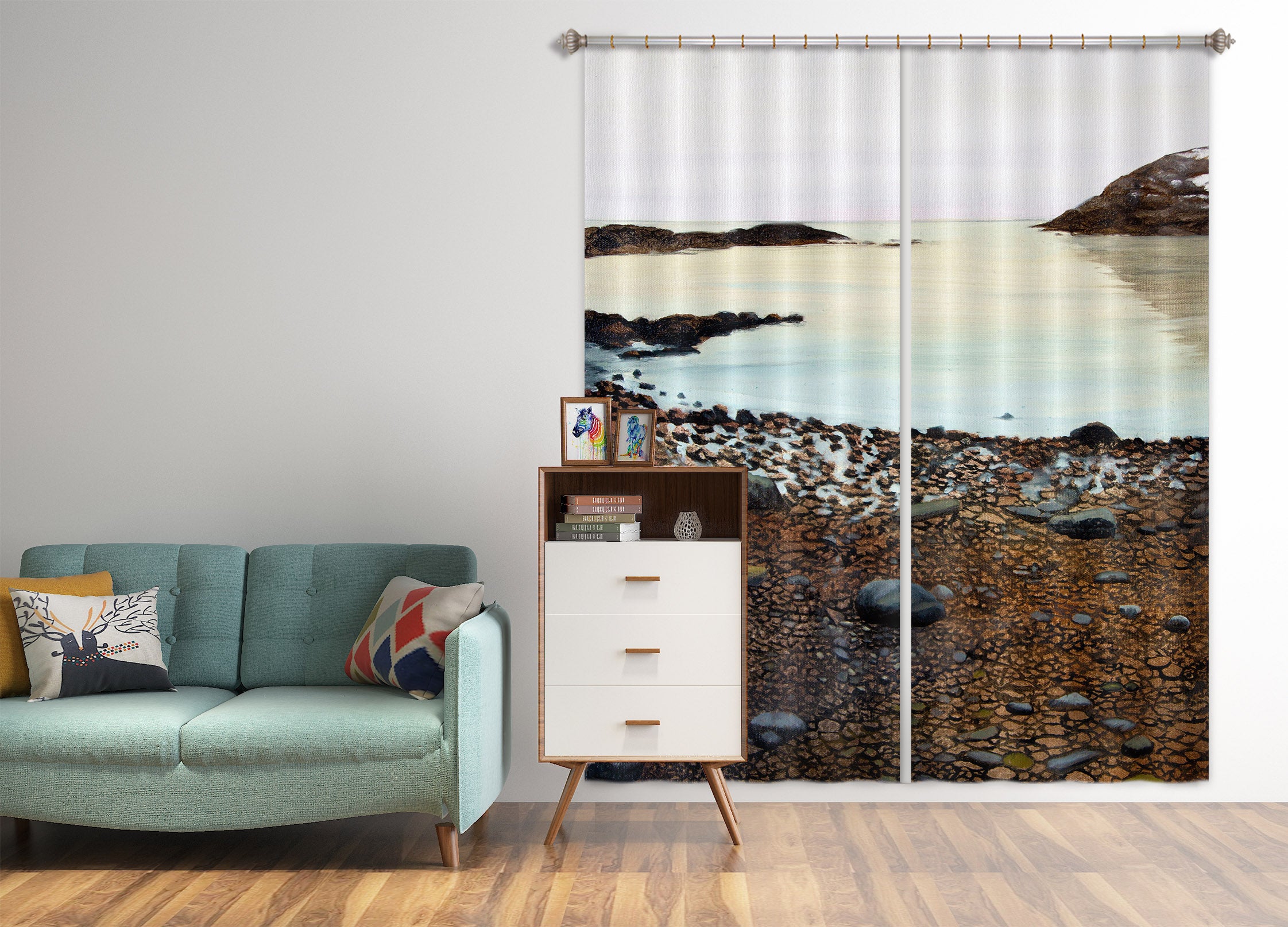 3D Waterside 11015 Matthew Holden Bates Curtain Curtains Drapes
