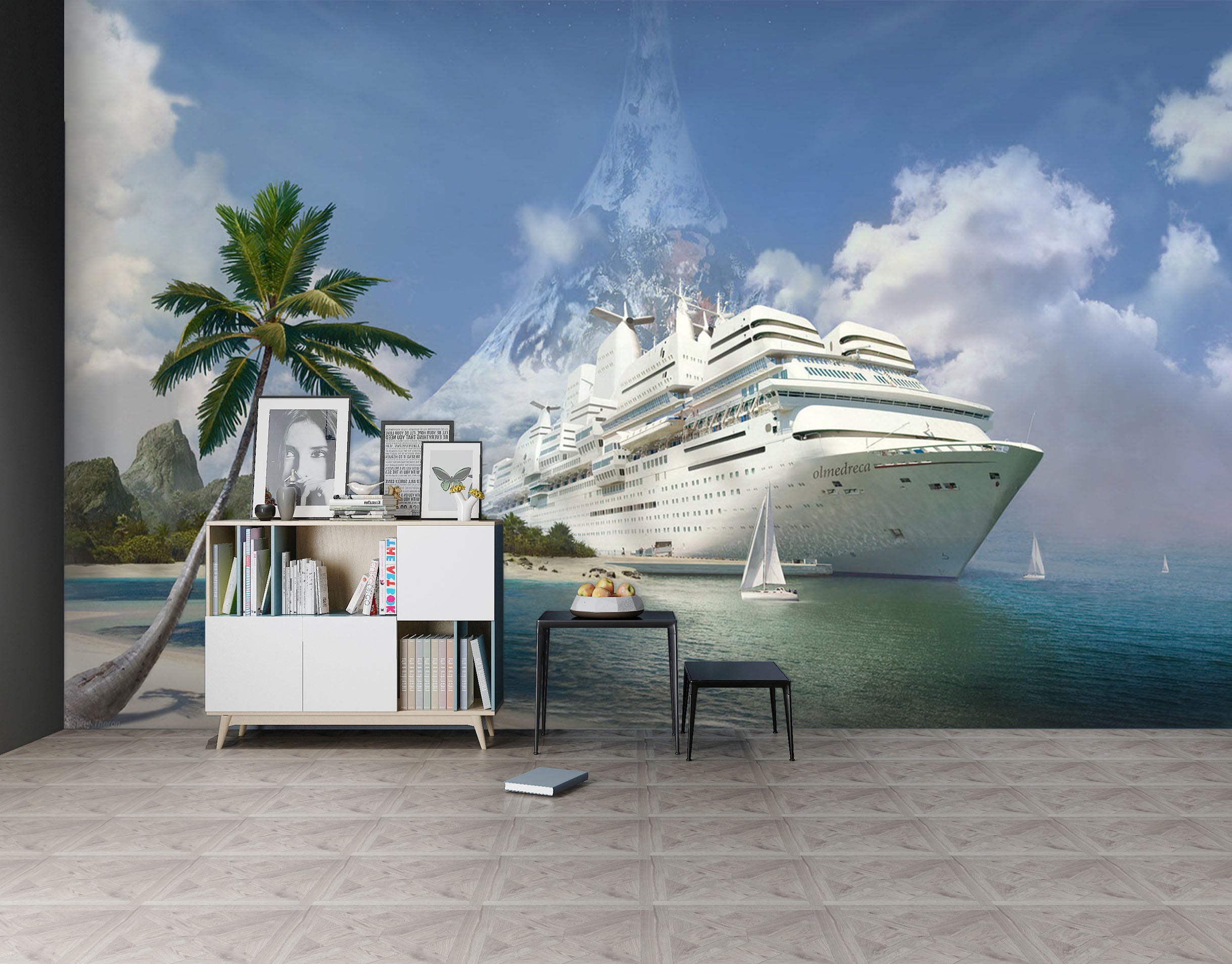3D Coco Cruise 142 Vehicle Wall Murals