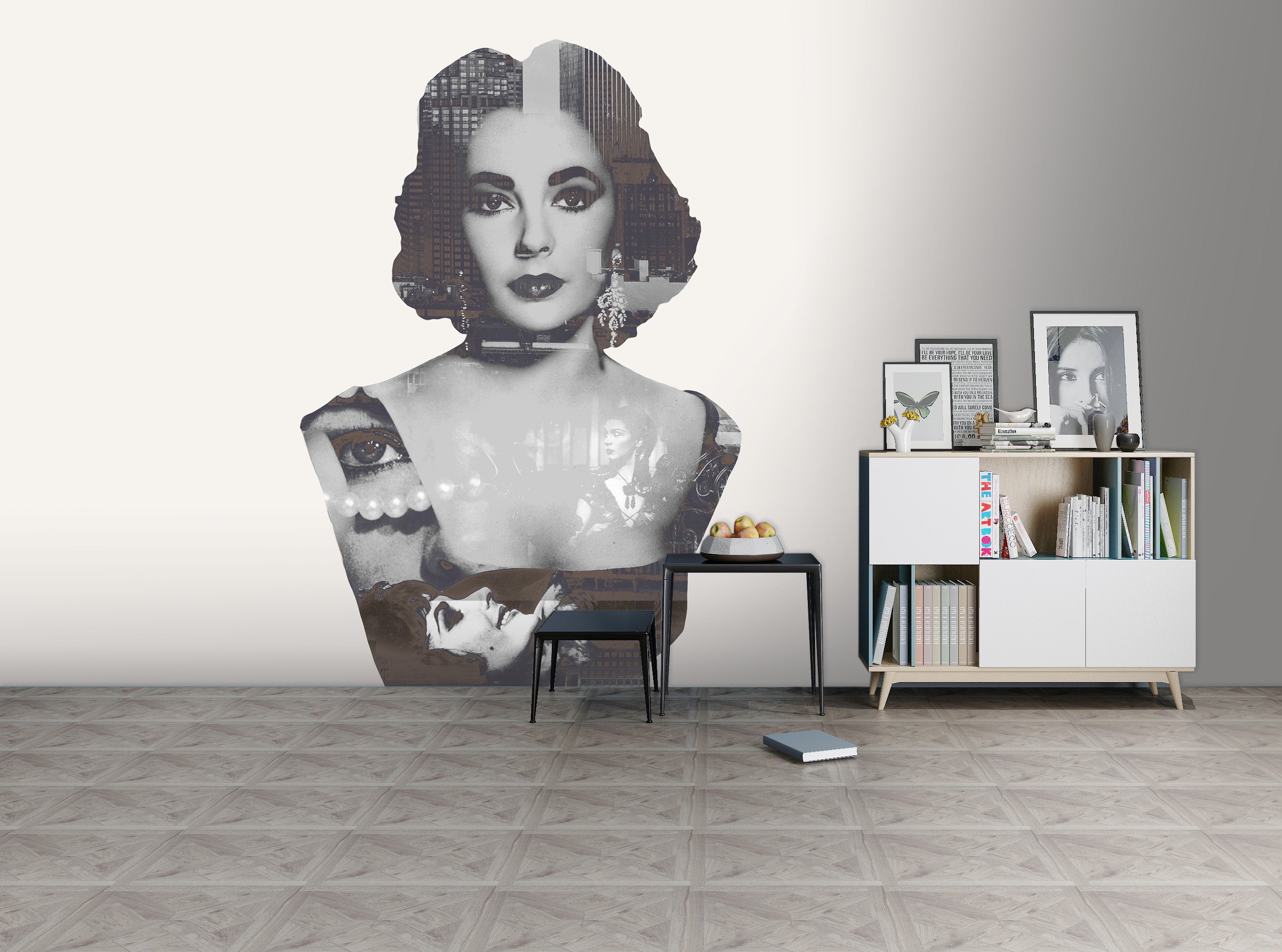 3D Gelizabethtaylor 1404 Marco Cavazzana Wall Mural Wall Murals