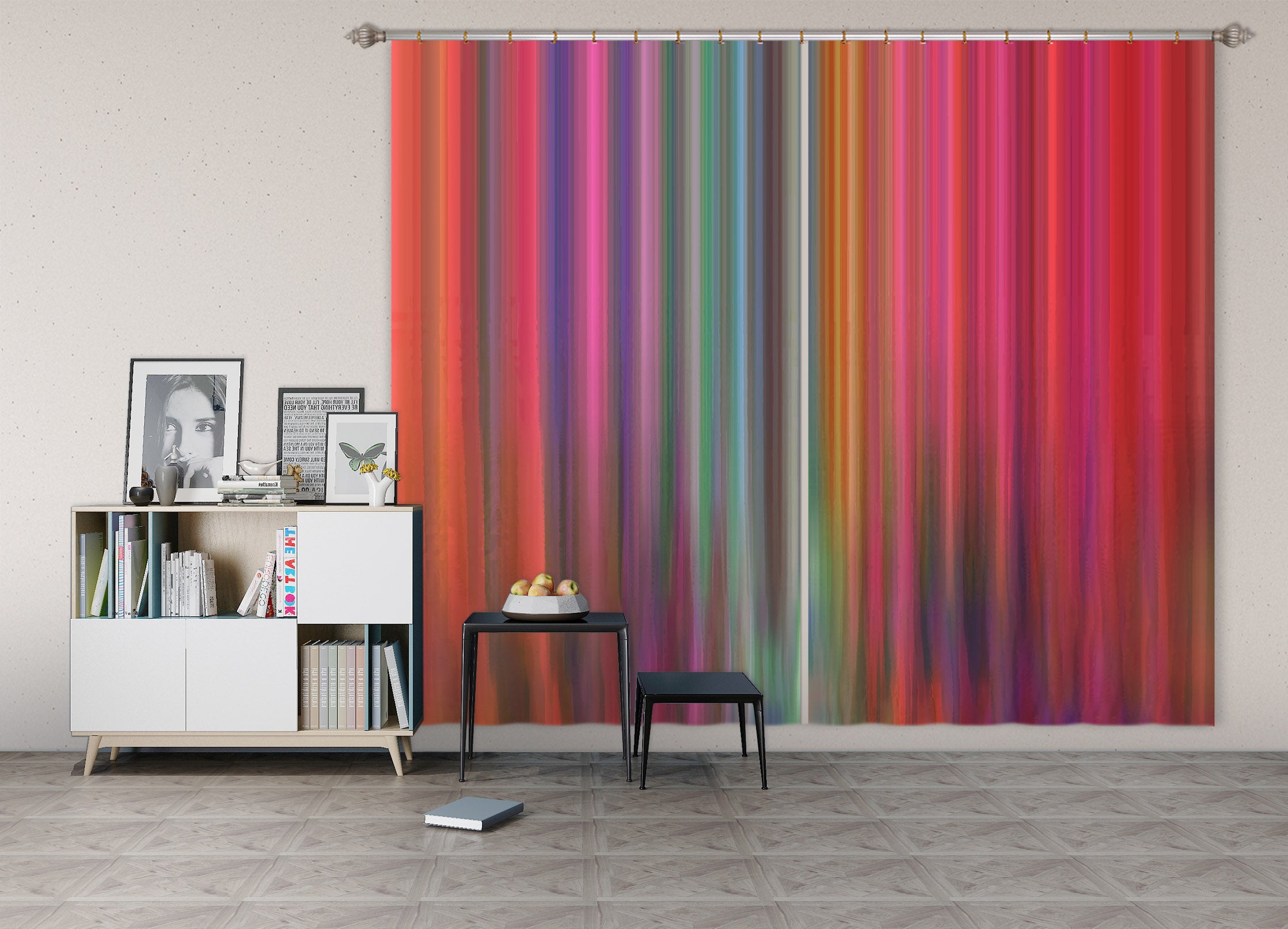 3D Abstract Color 71033 Shandra Smith Curtain Curtains Drapes