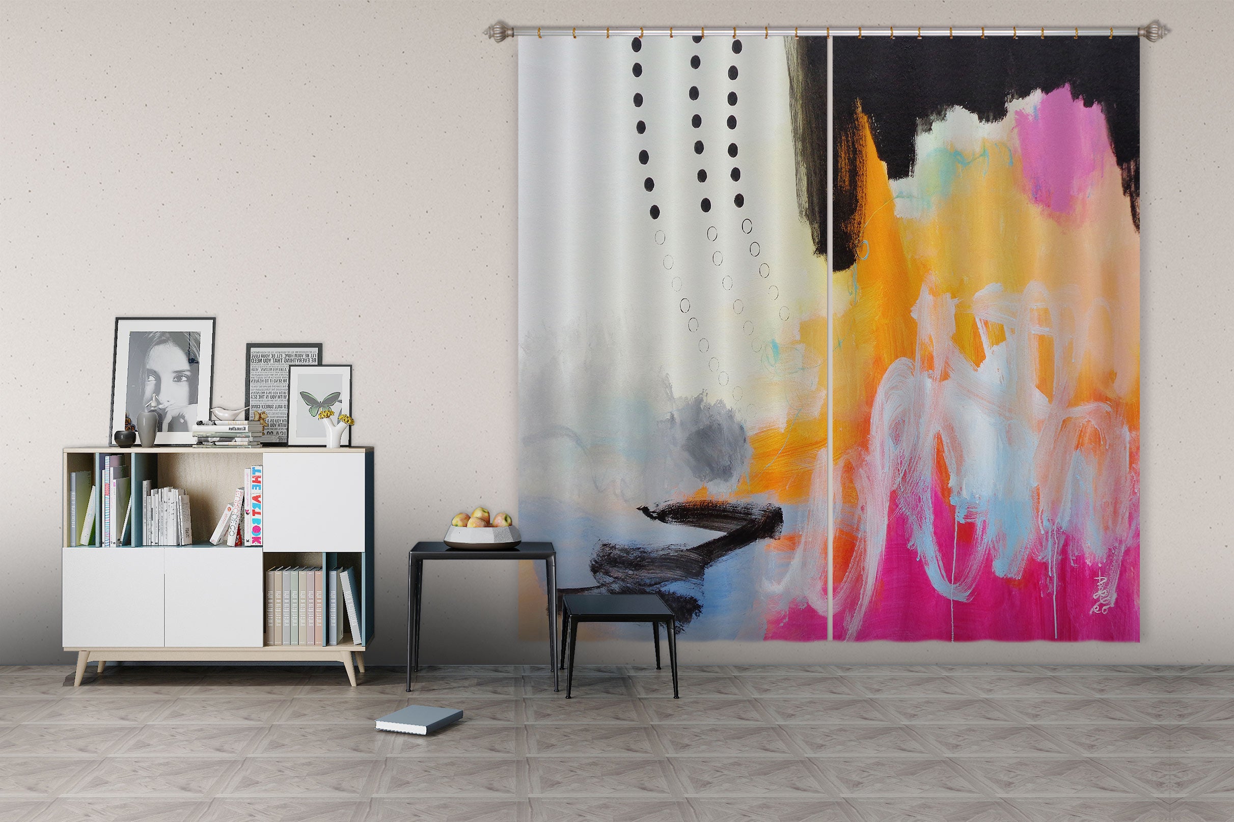 3D Color Cloud 2404 Misako Chida Curtain Curtains Drapes