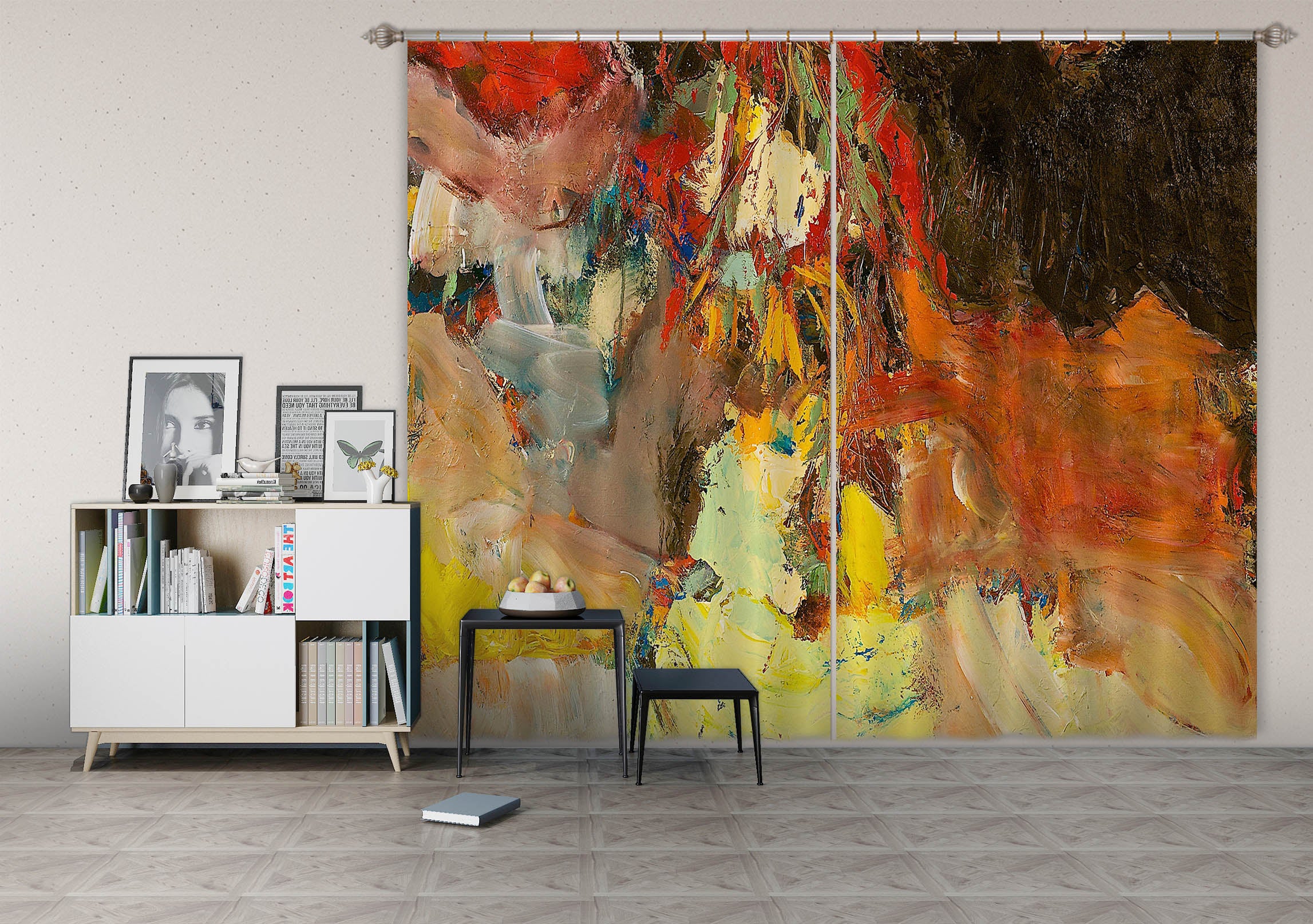 3D Volcanic Eruptions 101 Allan P. Friedlander Curtain Curtains Drapes