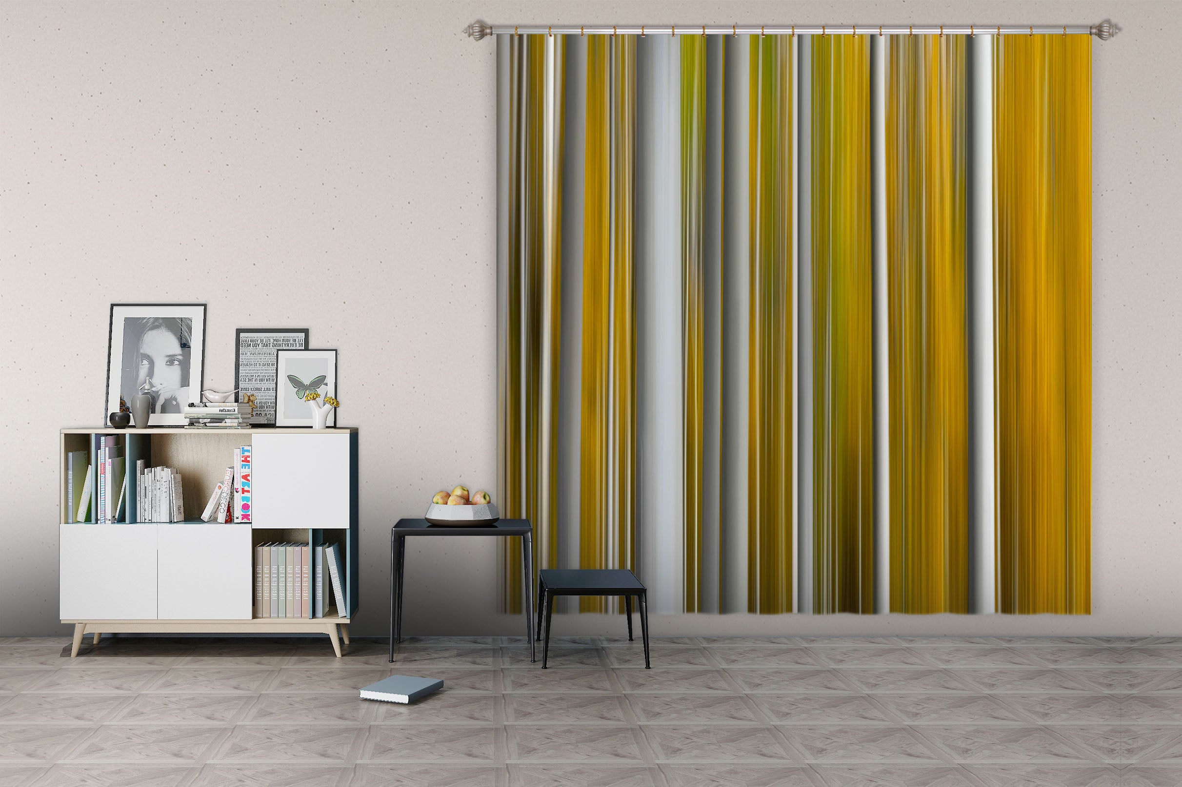 3D Colored Lines 147 Marco Carmassi Curtain Curtains Drapes
