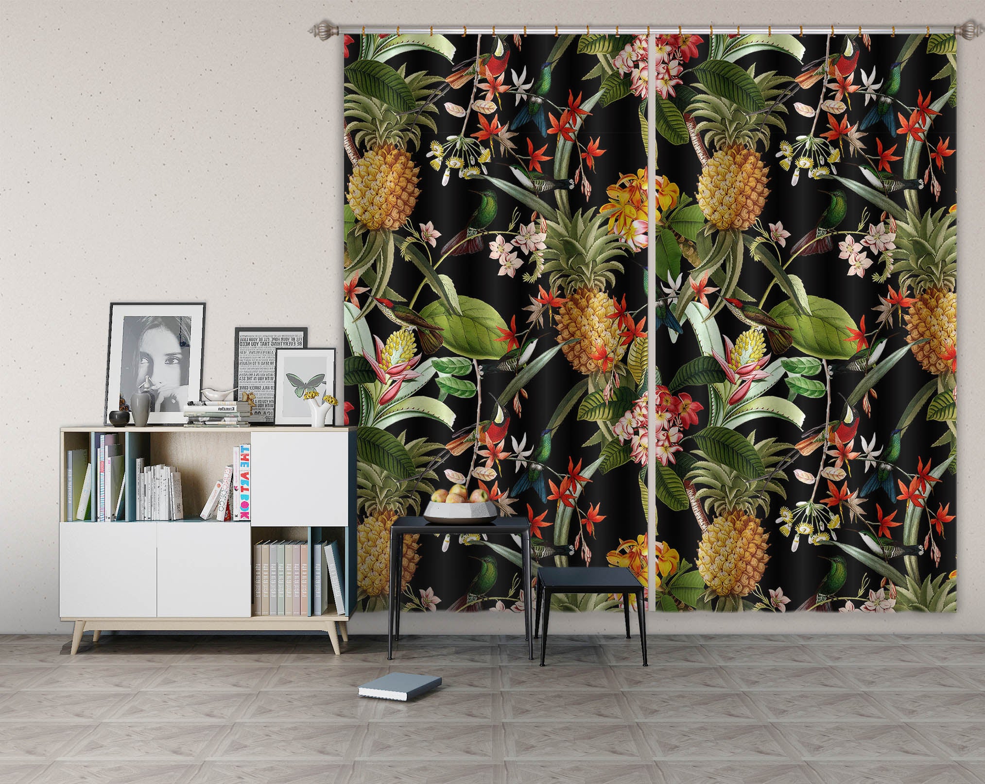 3D Fruit Tree 160 Uta Naumann Curtain Curtains Drapes