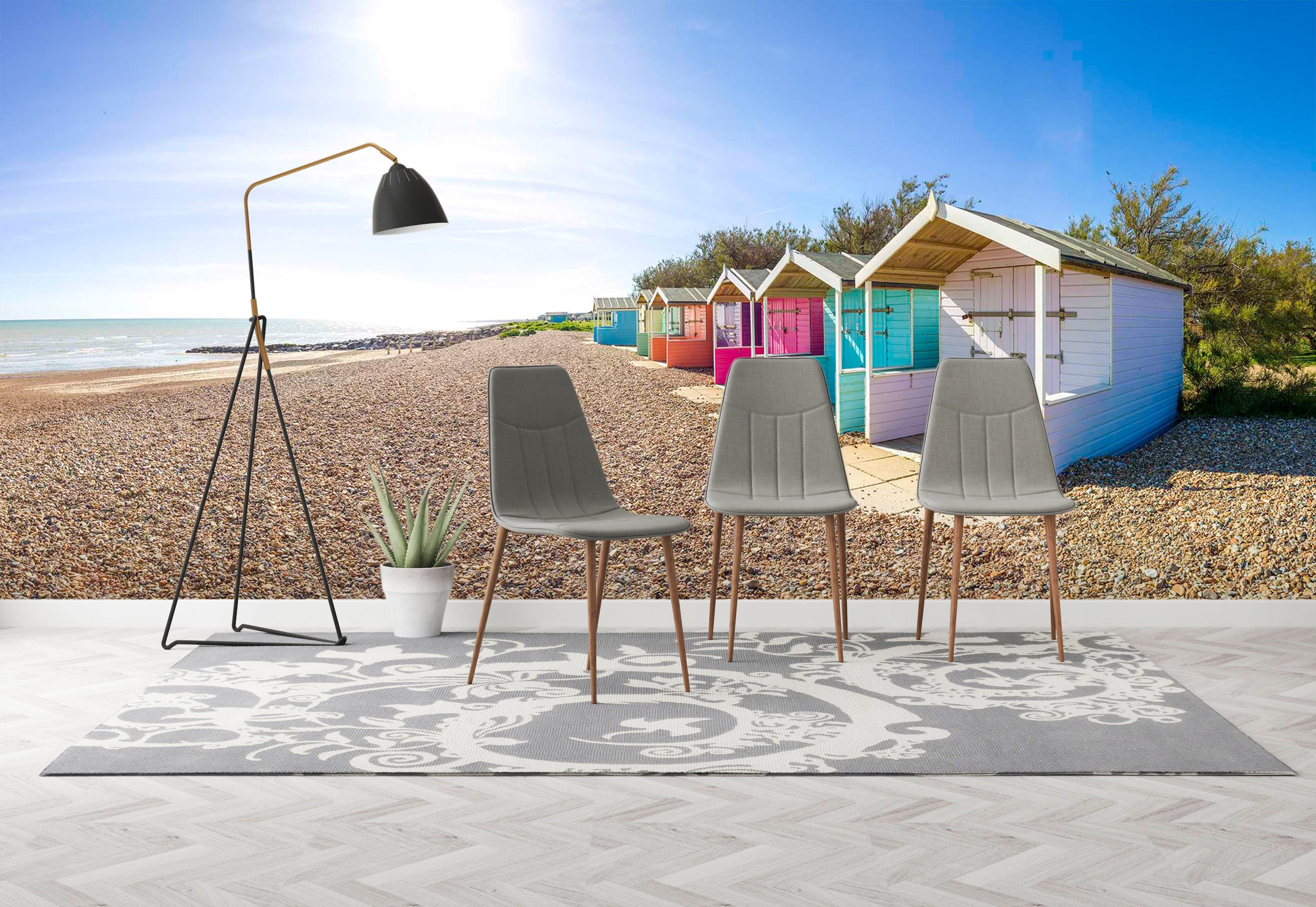 3D Sunny Beach 1422 Assaf Frank Wall Mural Wall Murals