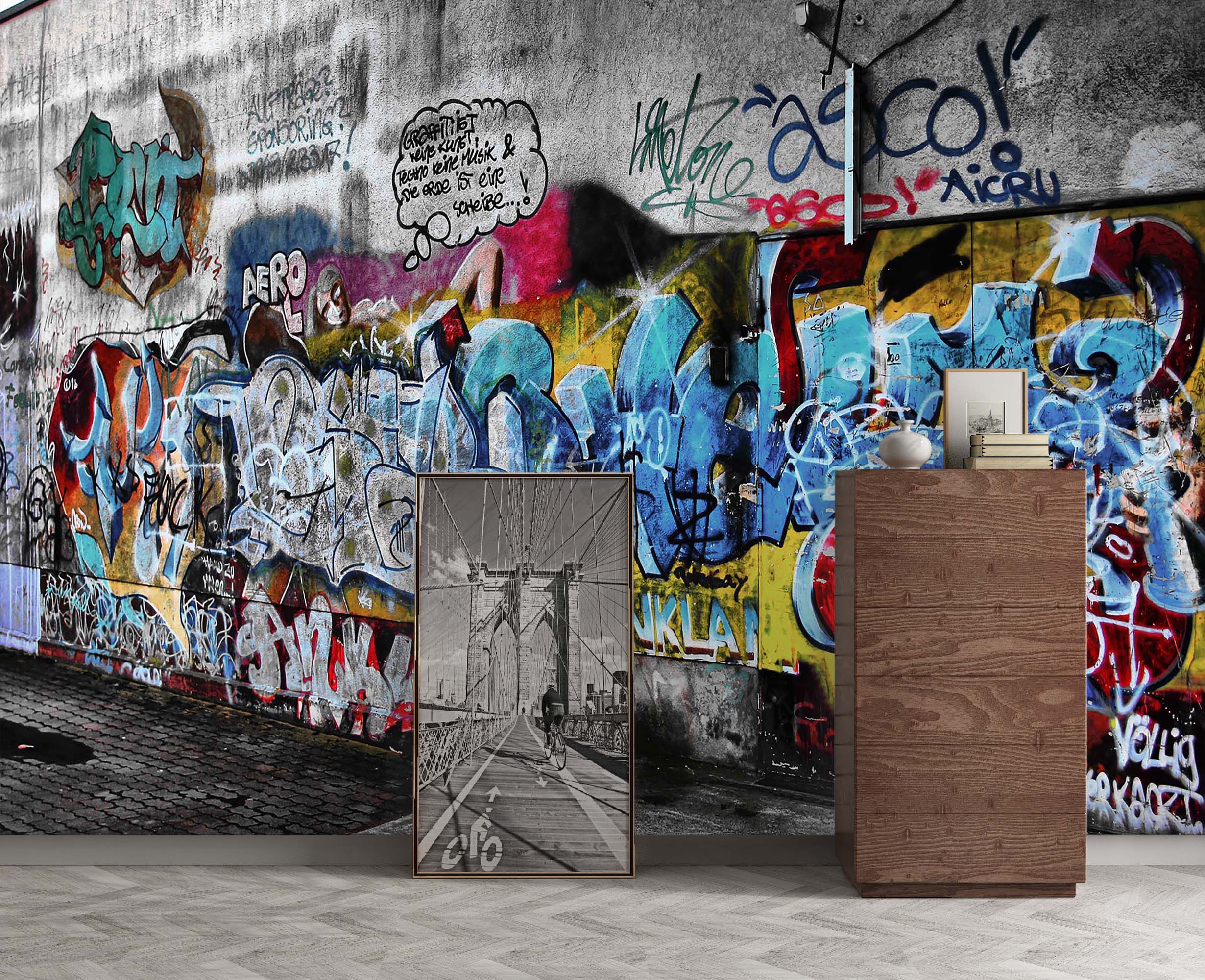 3D Street Graffiti 031 Wall Murals