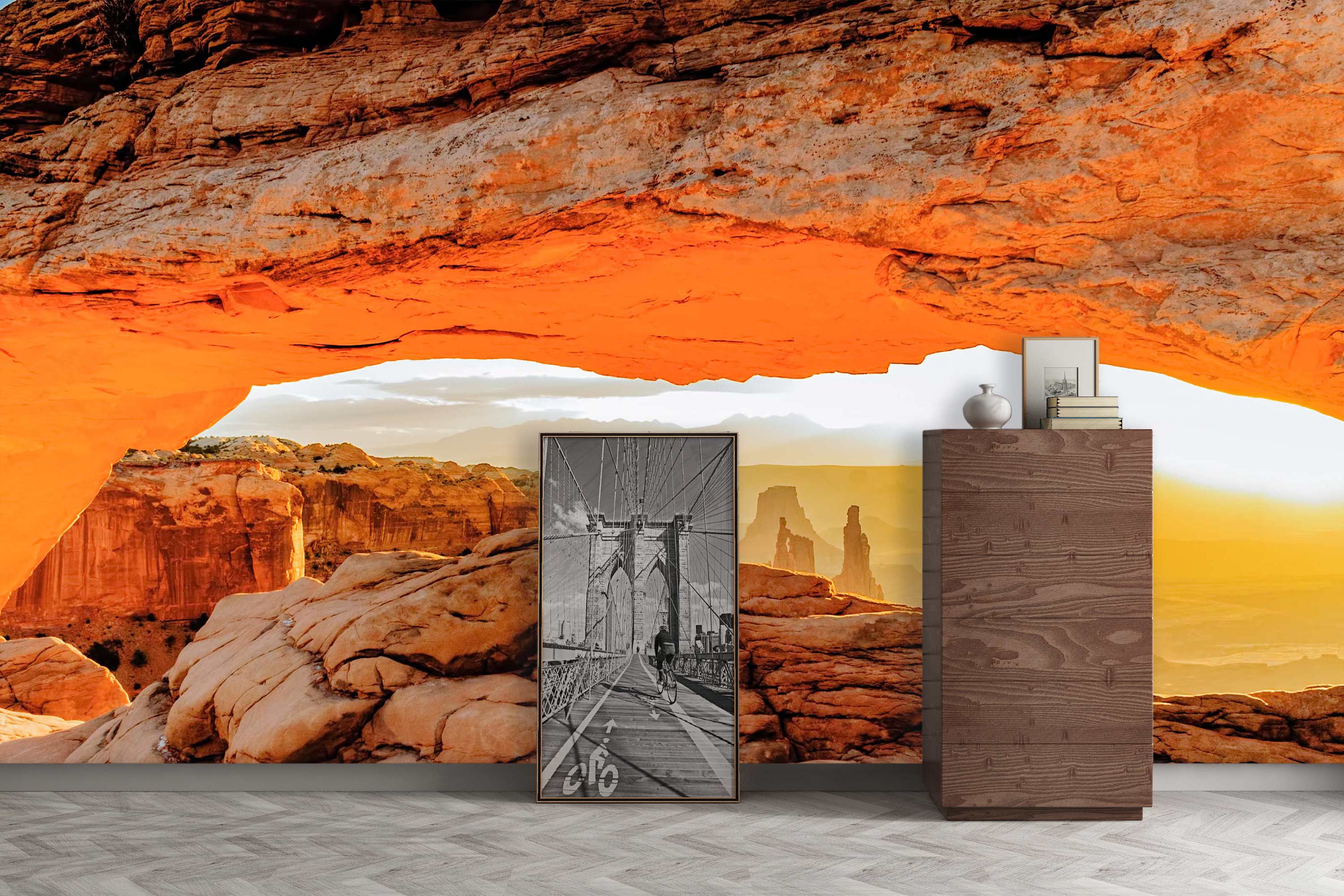 3D Mountain Stone 5227 Beth Sheridan Wall Mural Wall Murals