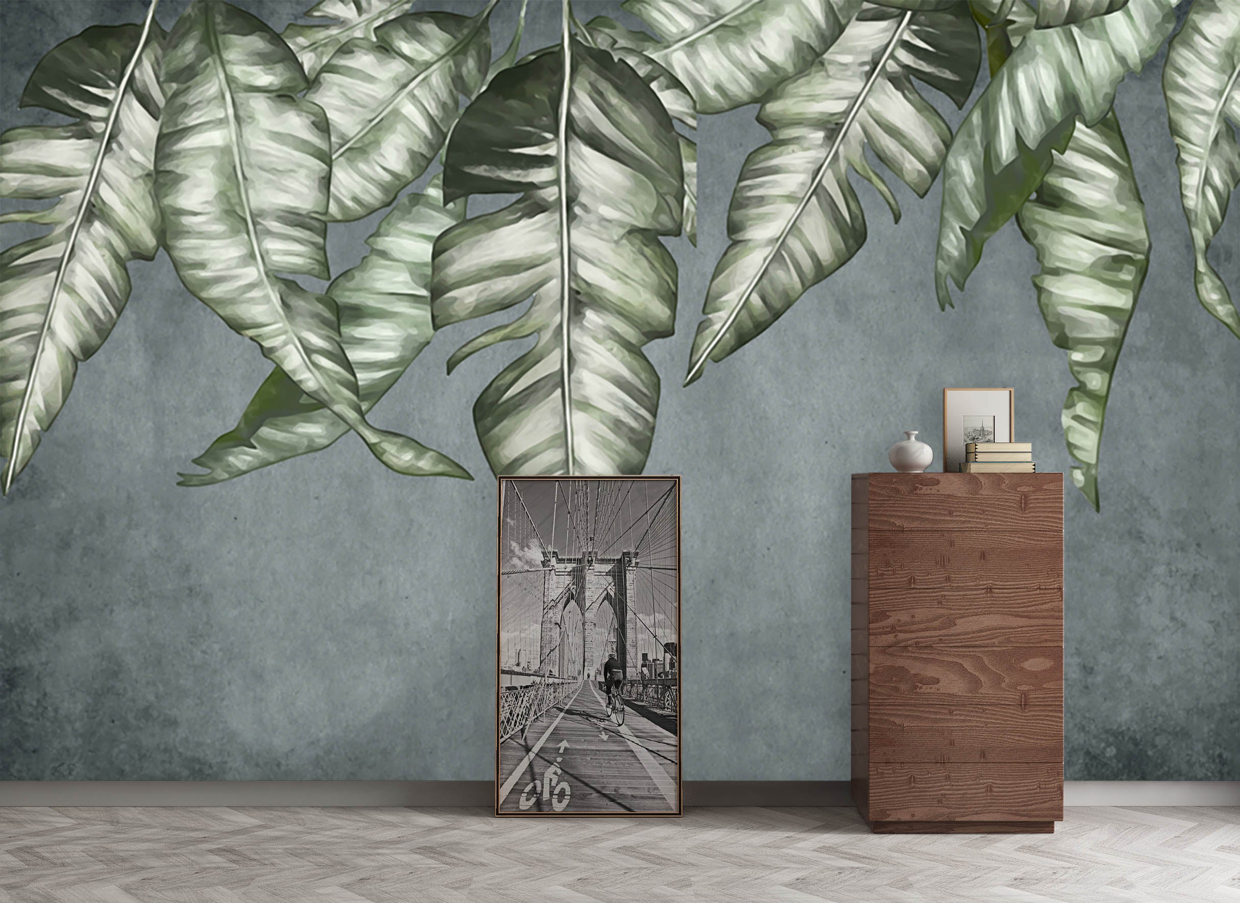 3D Graffiti Leaf 1513 Wall Murals