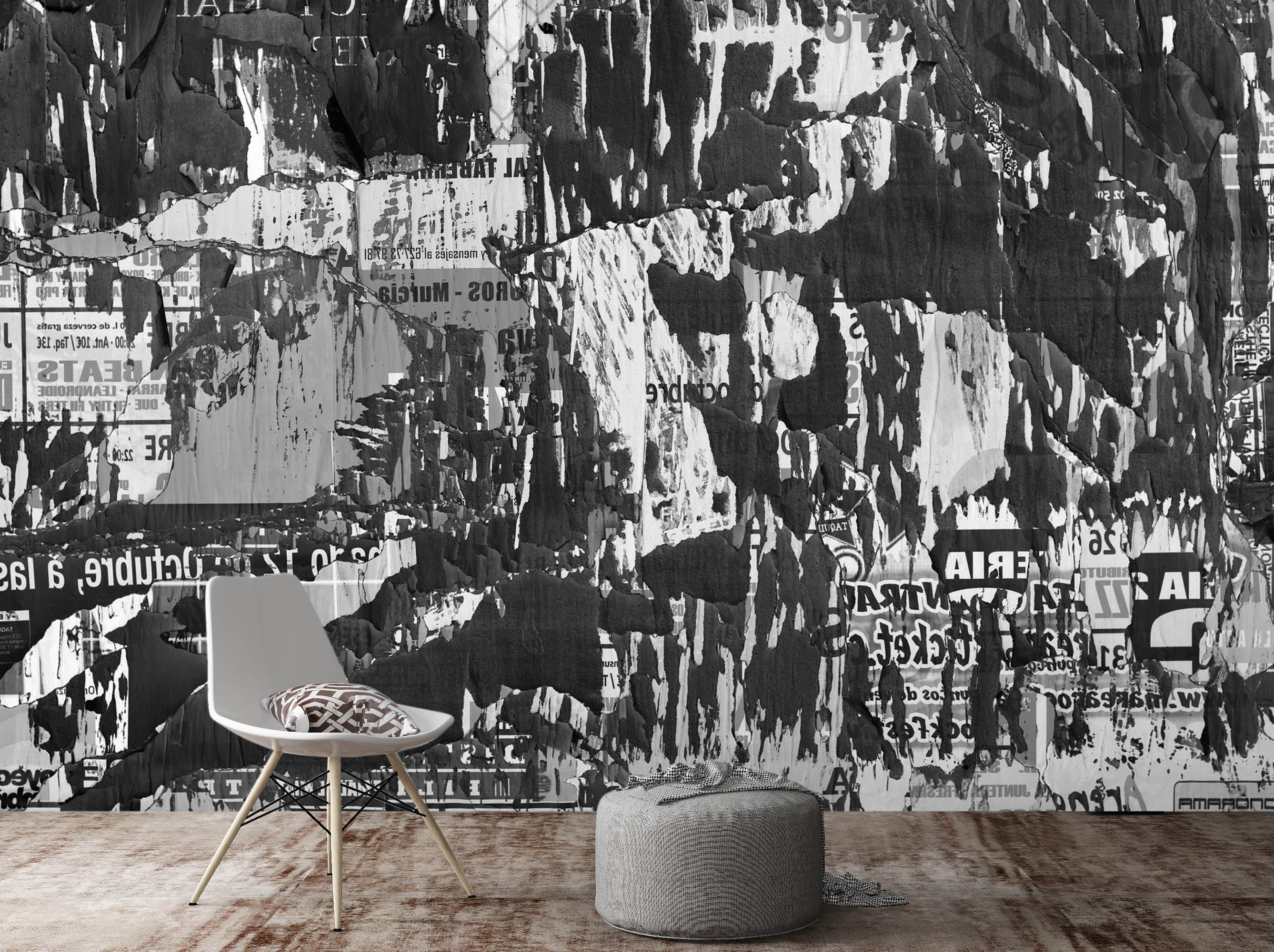 3D Black Ash Mountain 57116 Wall Murals