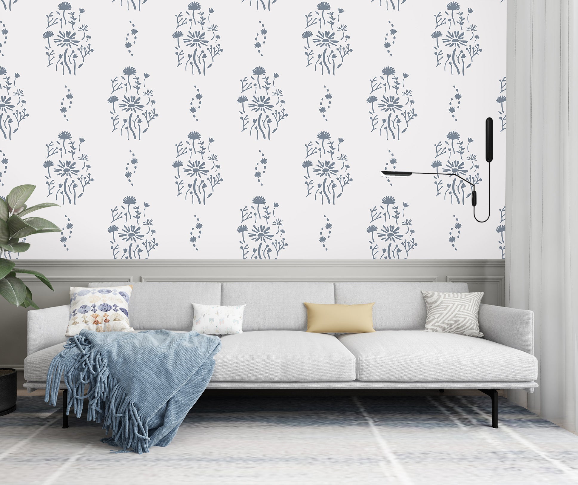 3D Pink Pattern 1401 Jillian Helvey Wall Mural Wall Murals