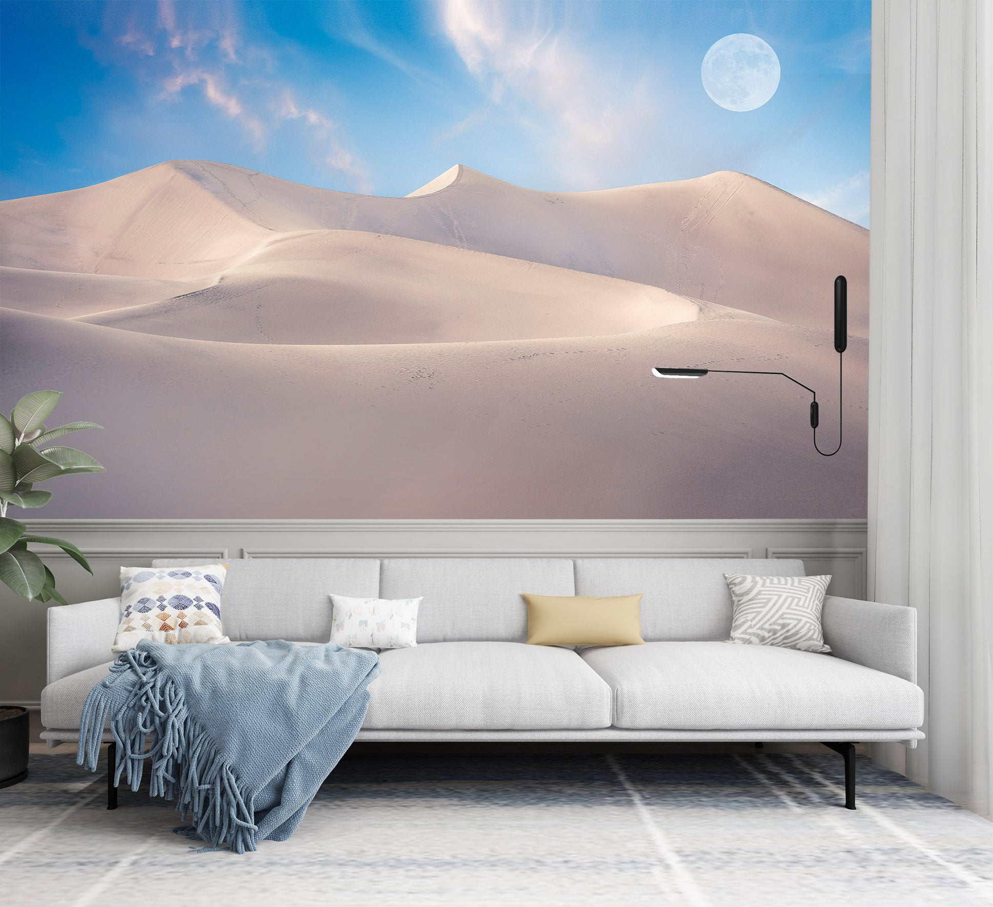 3D White Desert 1451 Marco Carmassi Wall Mural Wall Murals