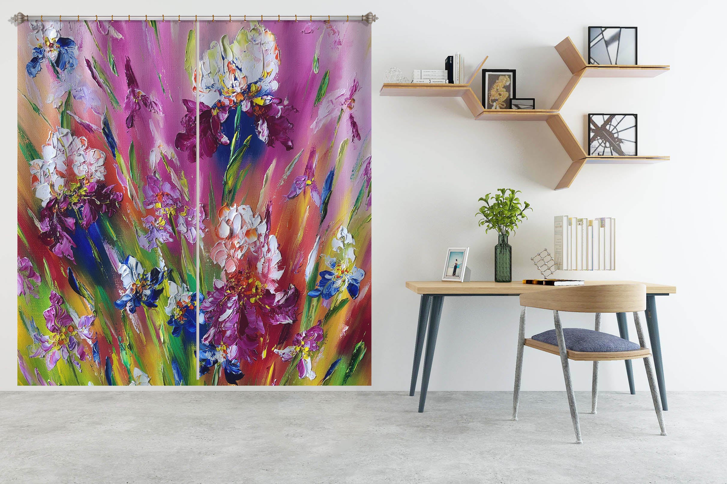 3D Flowers And Plants 2405 Skromova Marina Curtain Curtains Drapes
