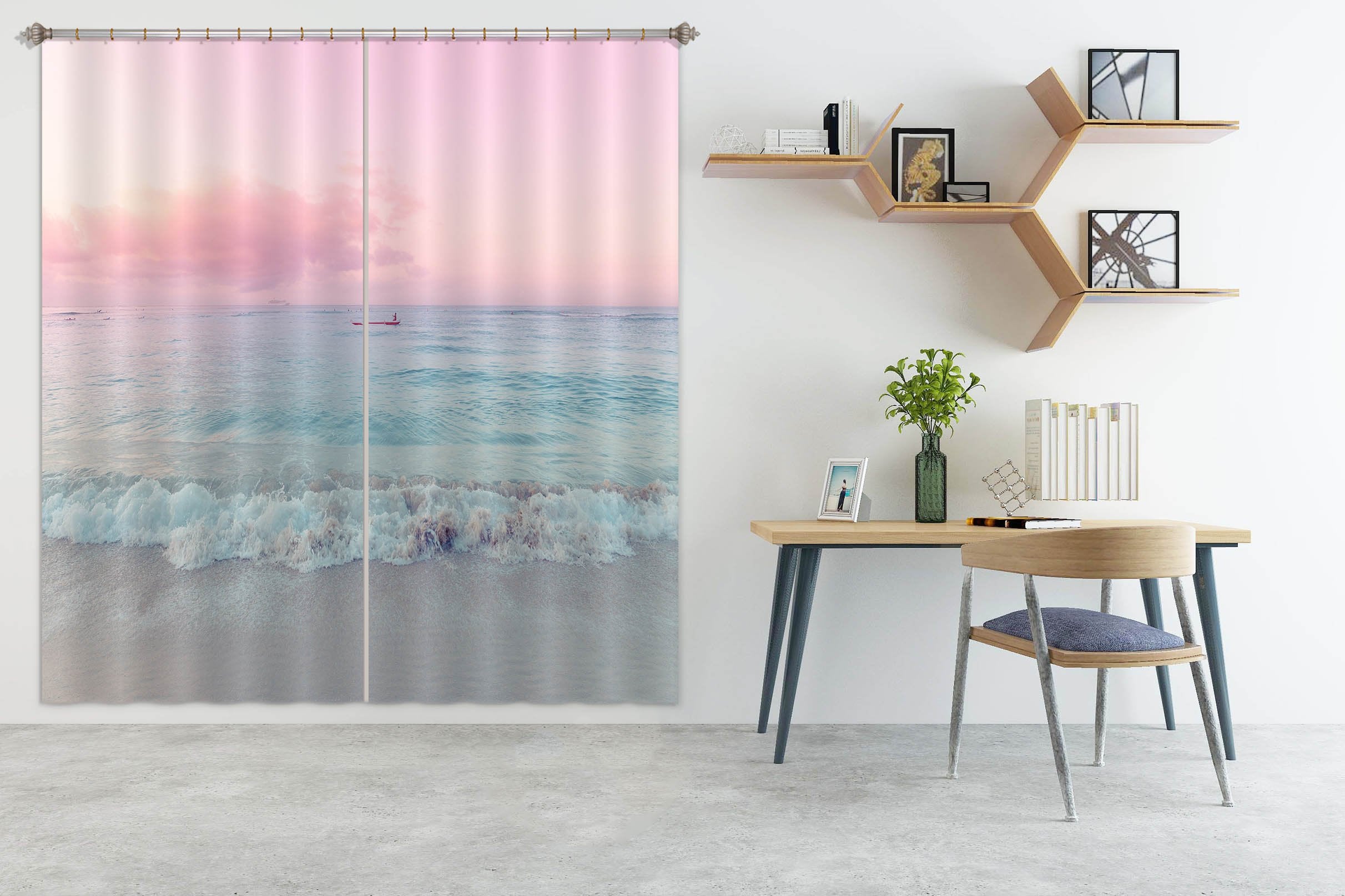 3D Beautiful Sky 054 Noirblanc777 Curtain Curtains Drapes Wallpaper AJ Wallpaper 