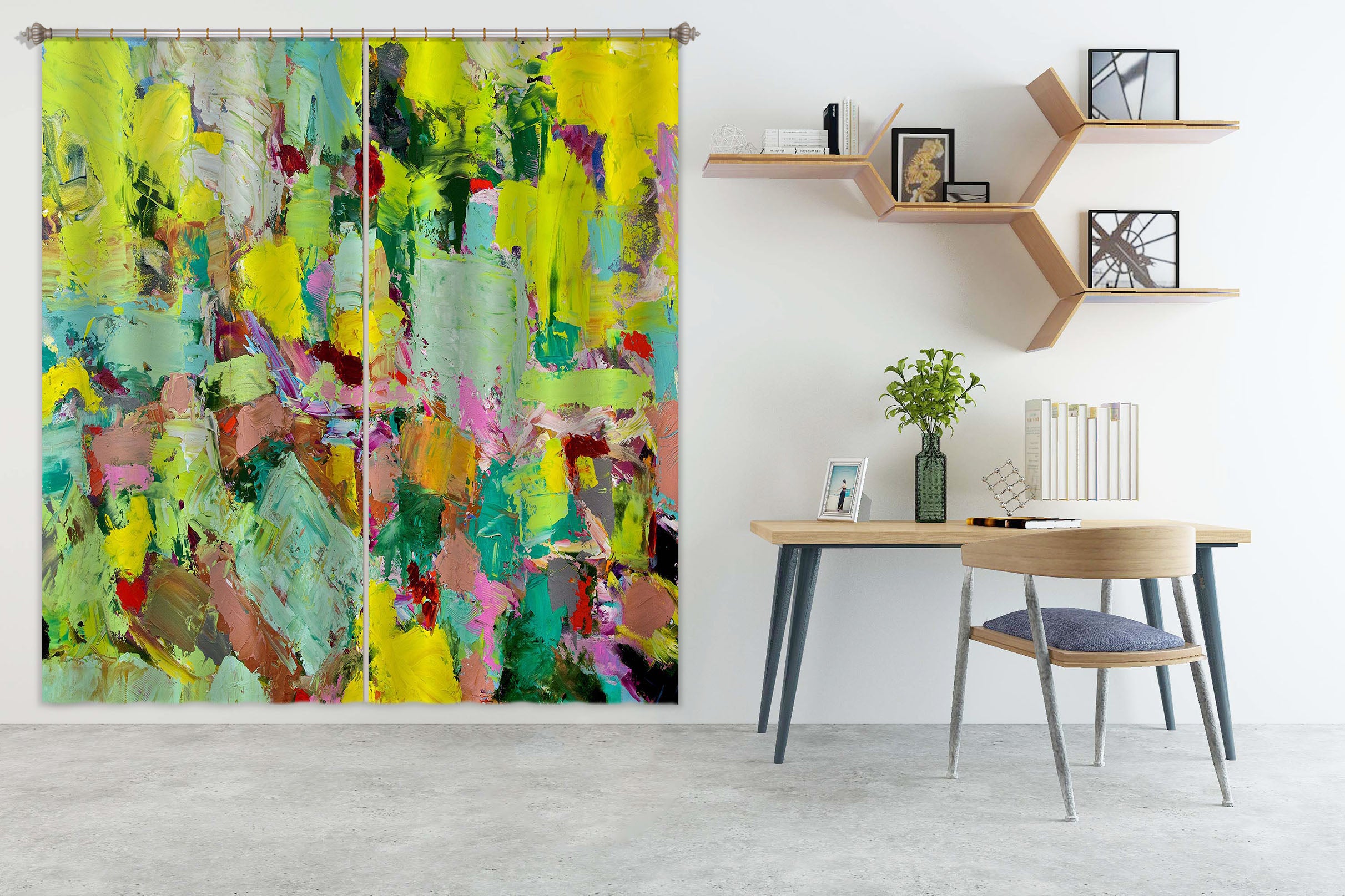 3D Light Rays 049 Allan P. Friedlander Curtain Curtains Drapes