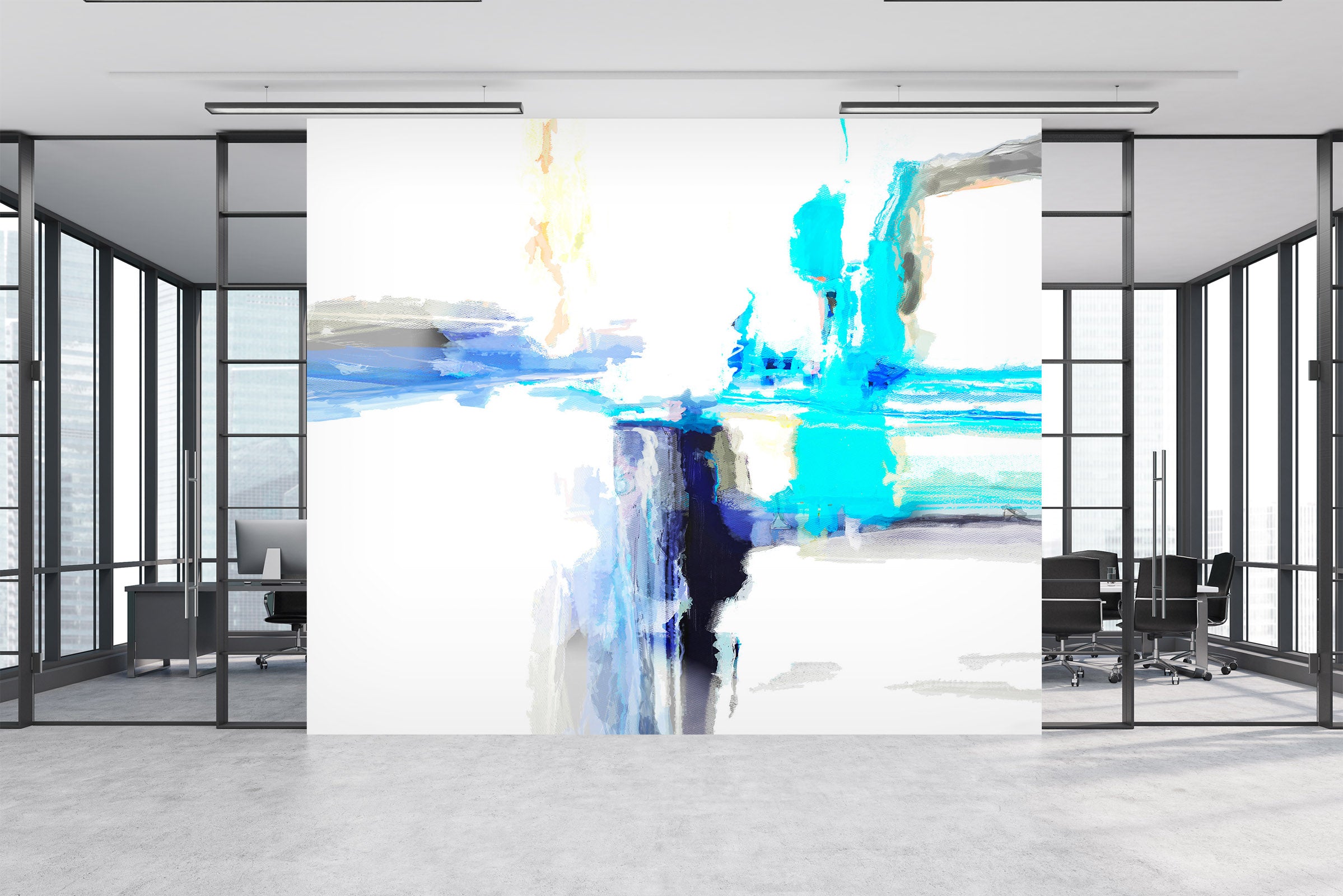 3D Blue Graffiti 1410 Michael Tienhaara Wall Mural Wall Murals