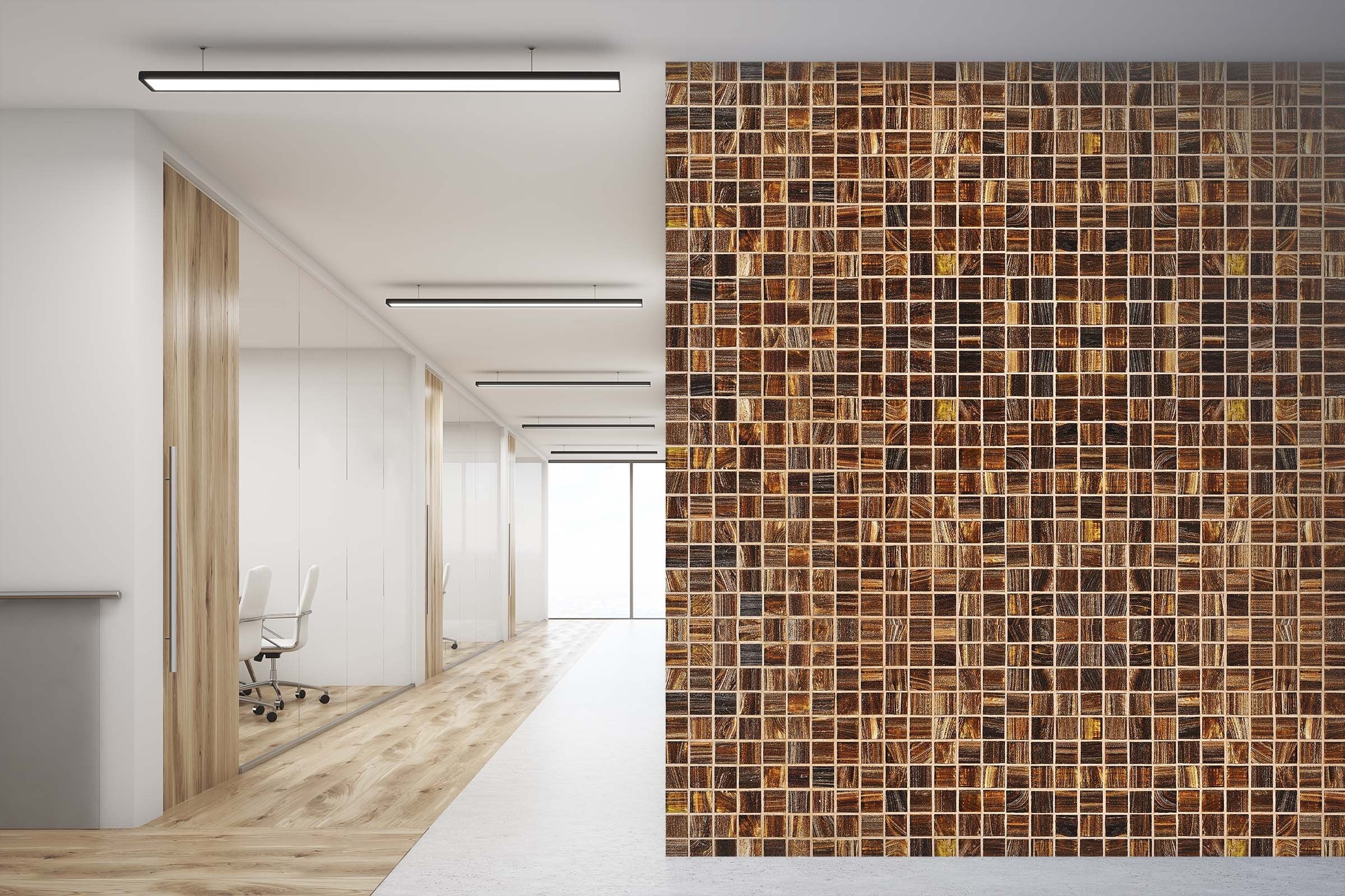 3D Wood Grain Mosaic 05 Marble Tile Texture Wallpaper AJ Wallpaper 2 