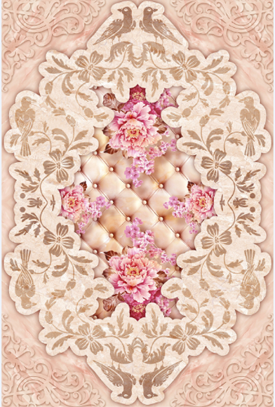 3D Blooming Peony Floor Mural Wallpaper AJ Wallpaper 2 