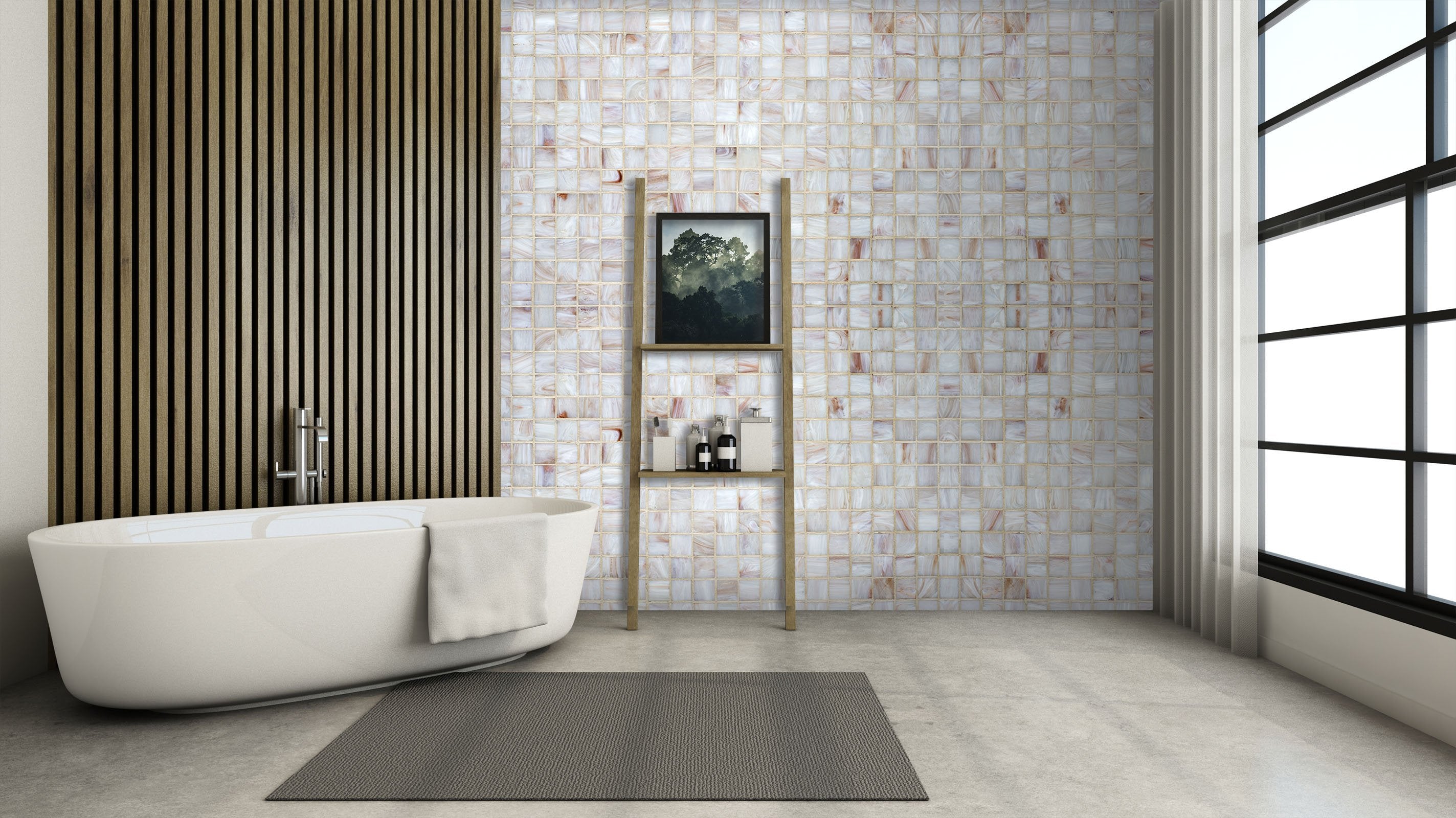 3D Square Mosaic 07 Marble Tile Texture Wallpaper AJ Wallpaper 2 