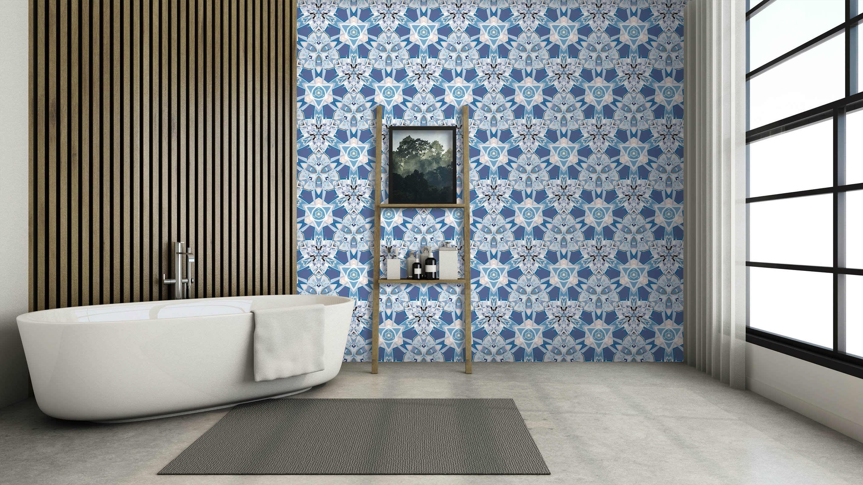 3D Mosaic Pattern 054 Marble Tile Texture Wallpaper AJ Wallpaper 2 