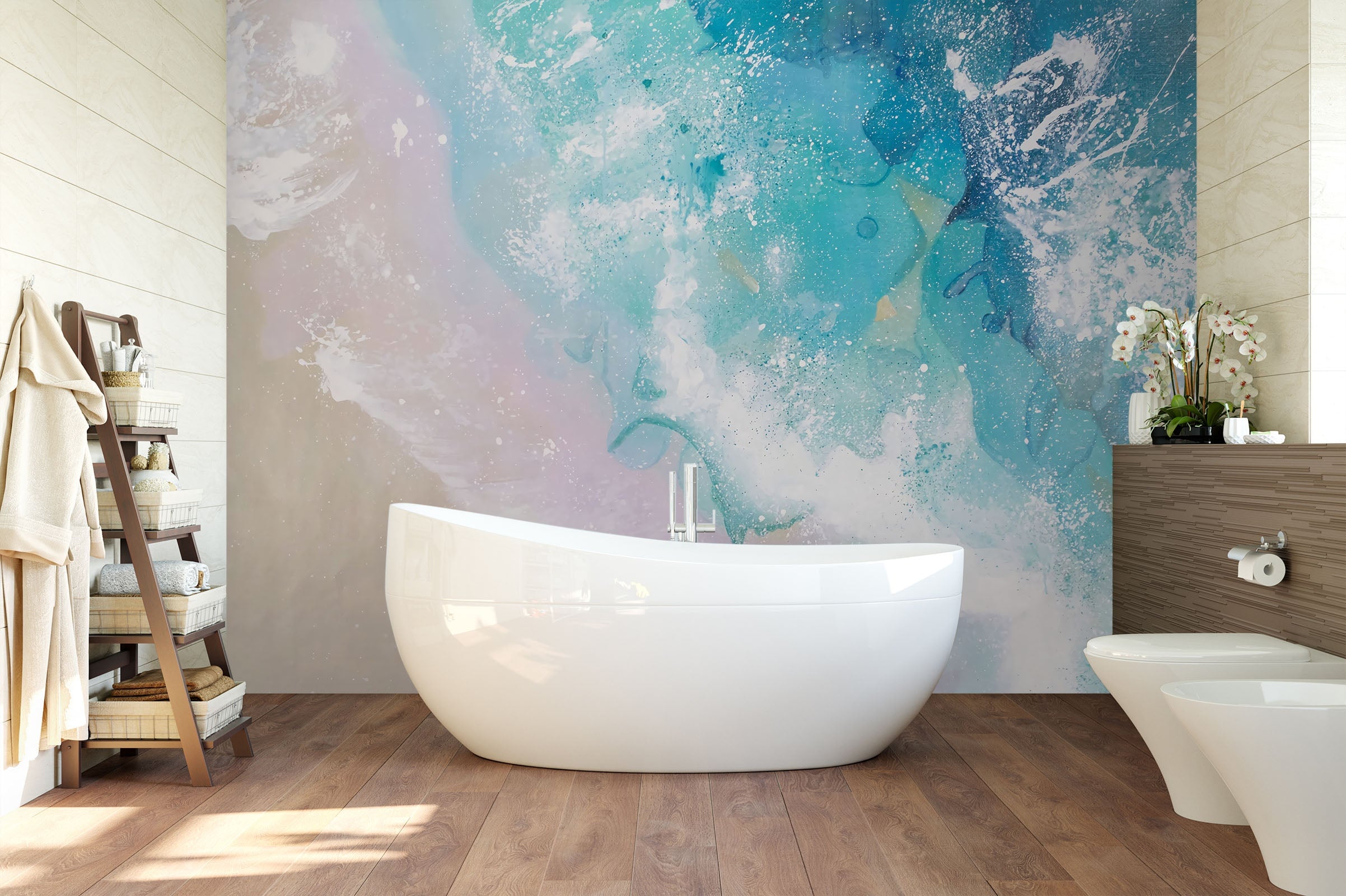 3D Hand Drawn Ocean 002 Wall Murals Wallpaper AJ Wallpaper 2 