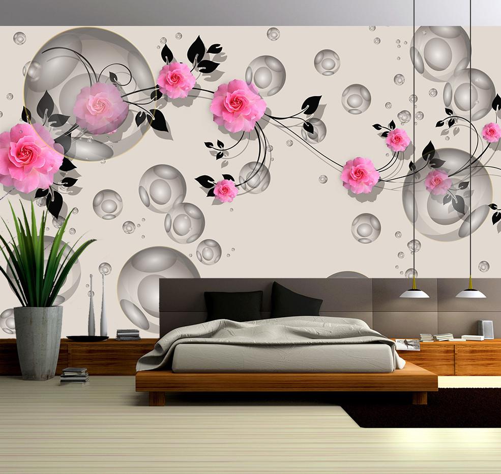 3D Branch Flower Jasmine 181 Wallpaper AJ Wallpaper 