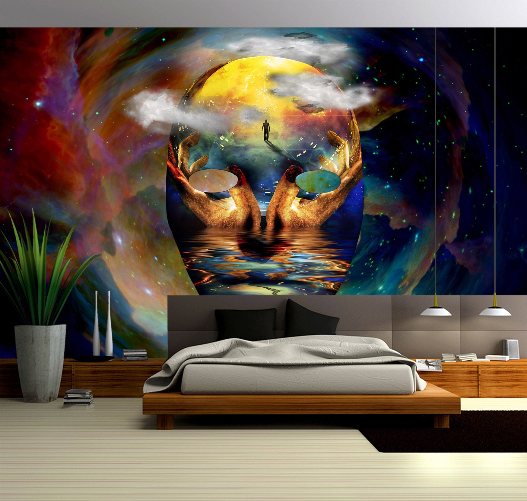 3D Cosmic Manpower 57224 Wall Murals