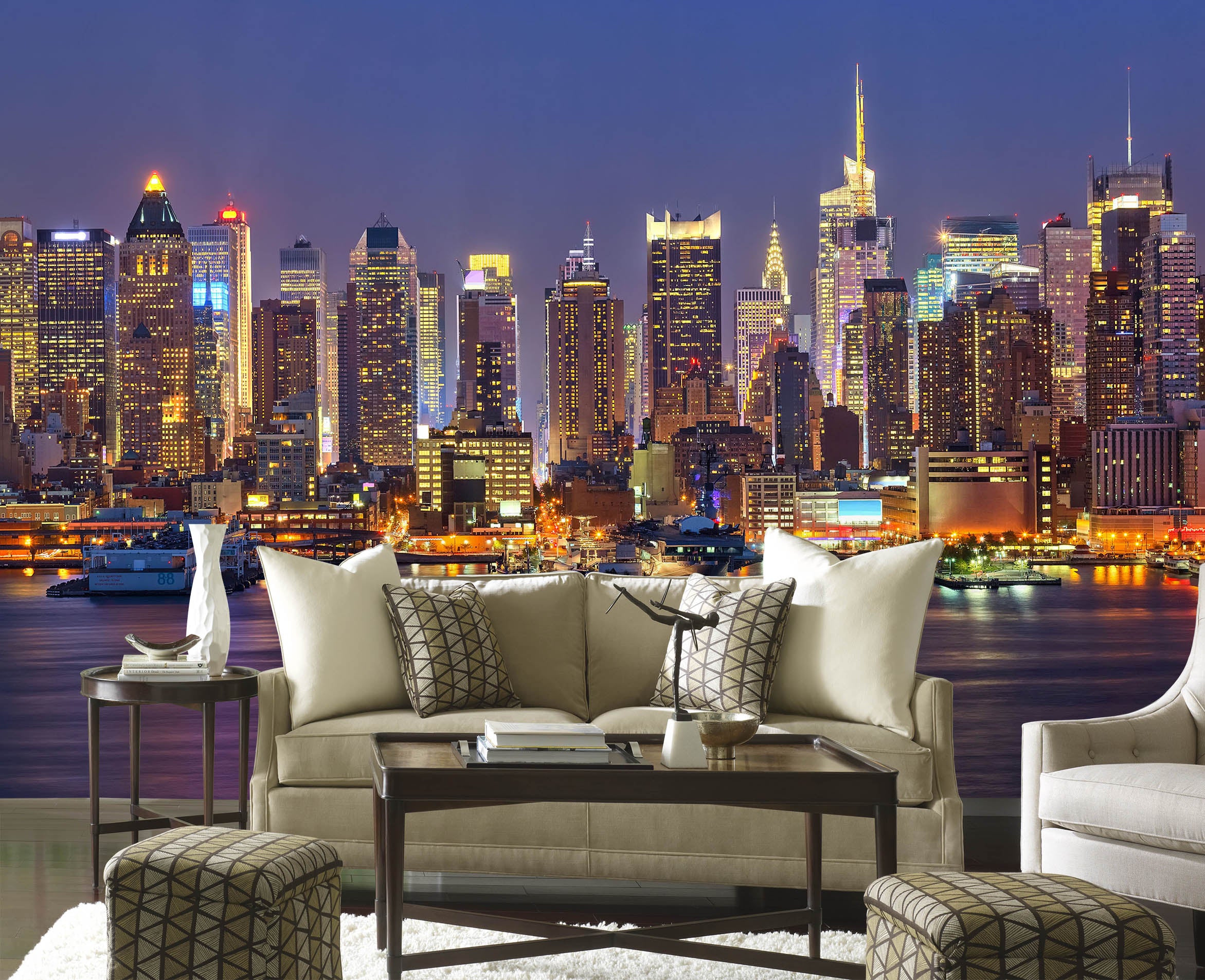 3D Harbour Building Construction 57183 Wall Murals