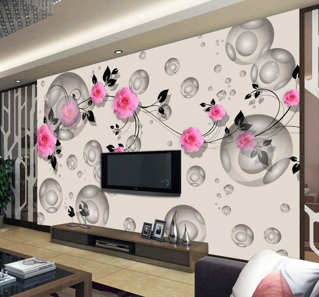 3D Branch Flower Jasmine 181 Wallpaper AJ Wallpaper 